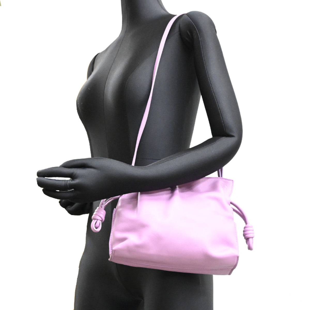 Loewe Purple Leather Shoulder Bag (Pre-Owned)
