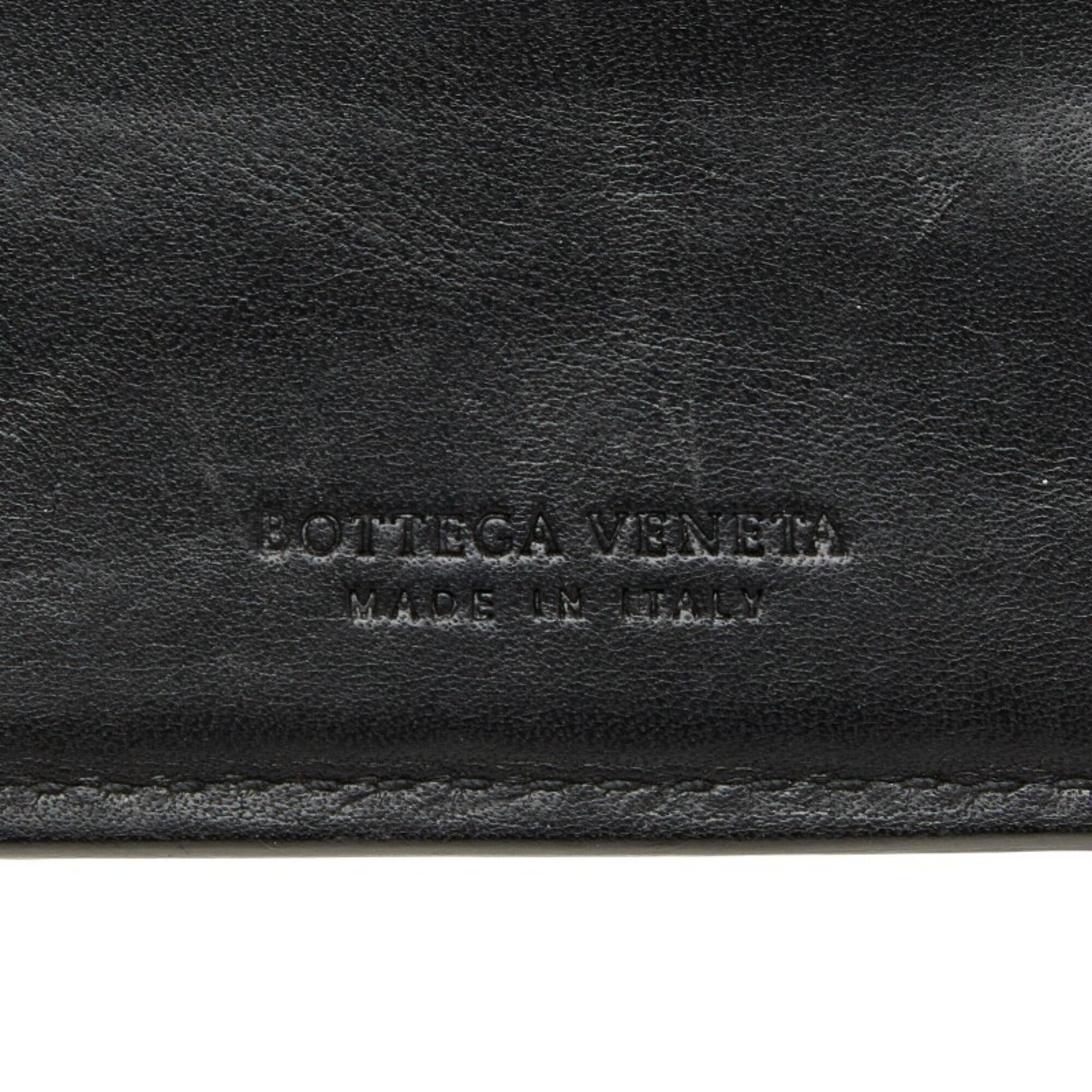 Bottega Veneta Black Intrecciato Wallet (Bi-Fold) (Pre-Owned)