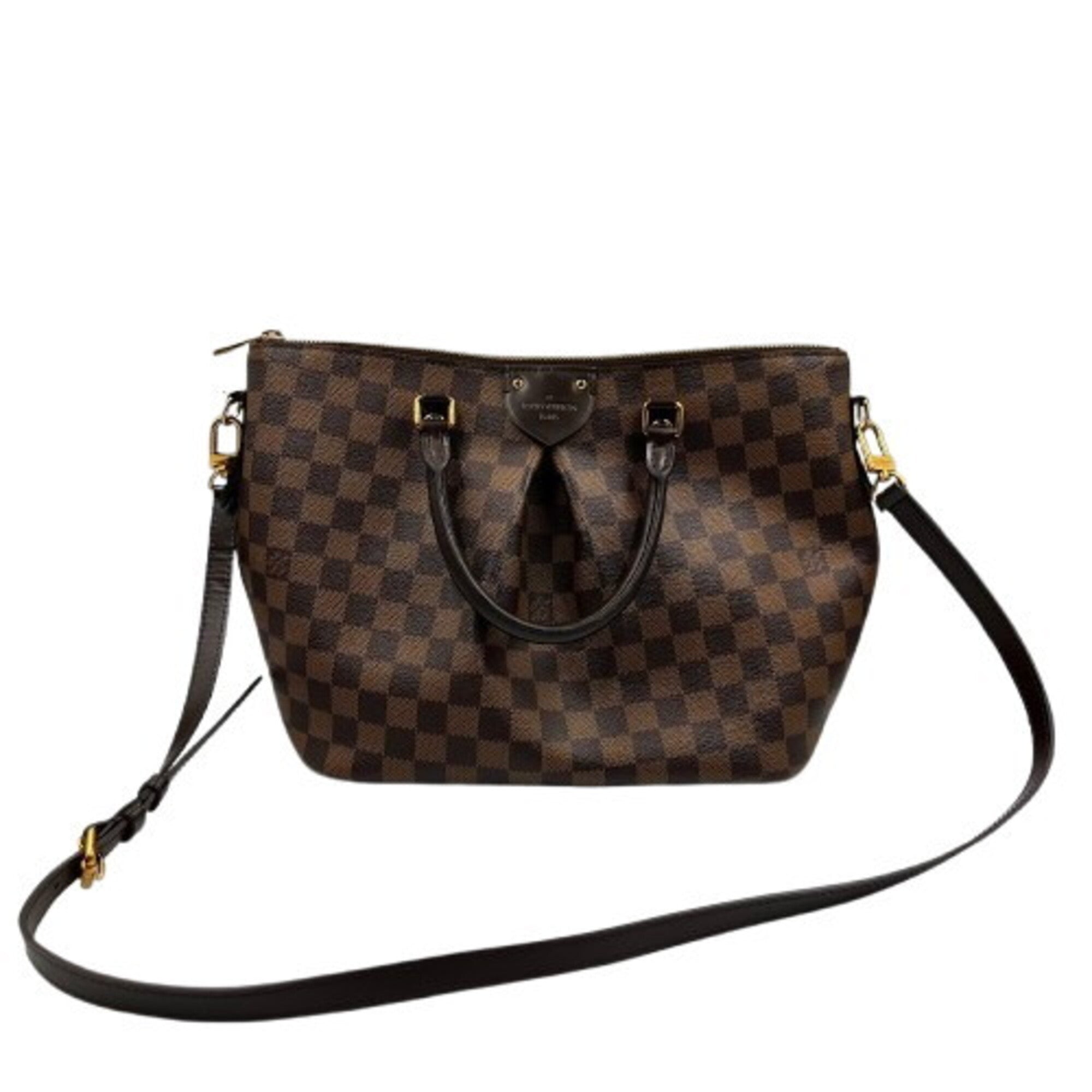 Louis Vuitton Brown Pvc Handbag Shoulder Bag (Pre-Owned)