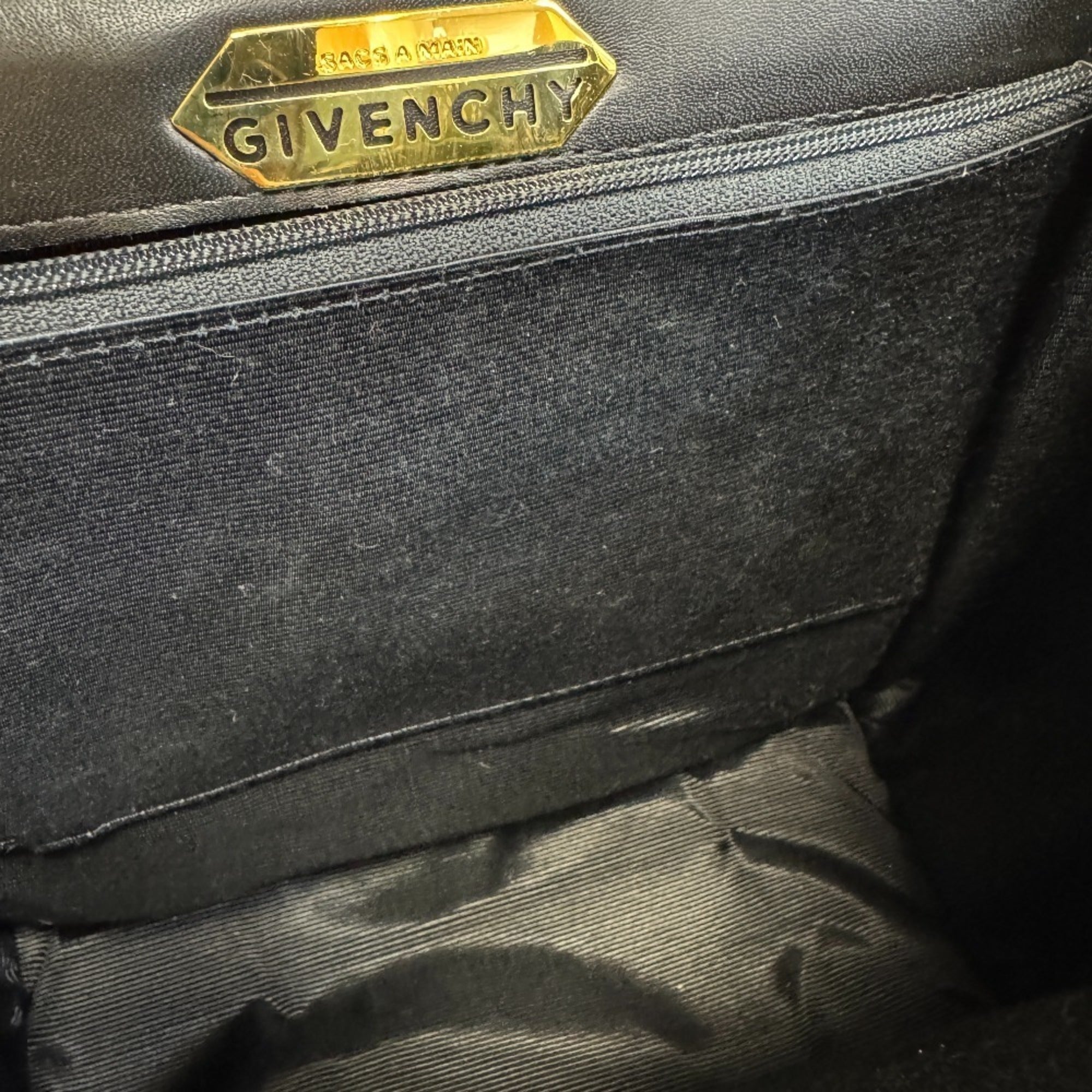 Givenchy Black Leather Handbag (Pre-Owned)