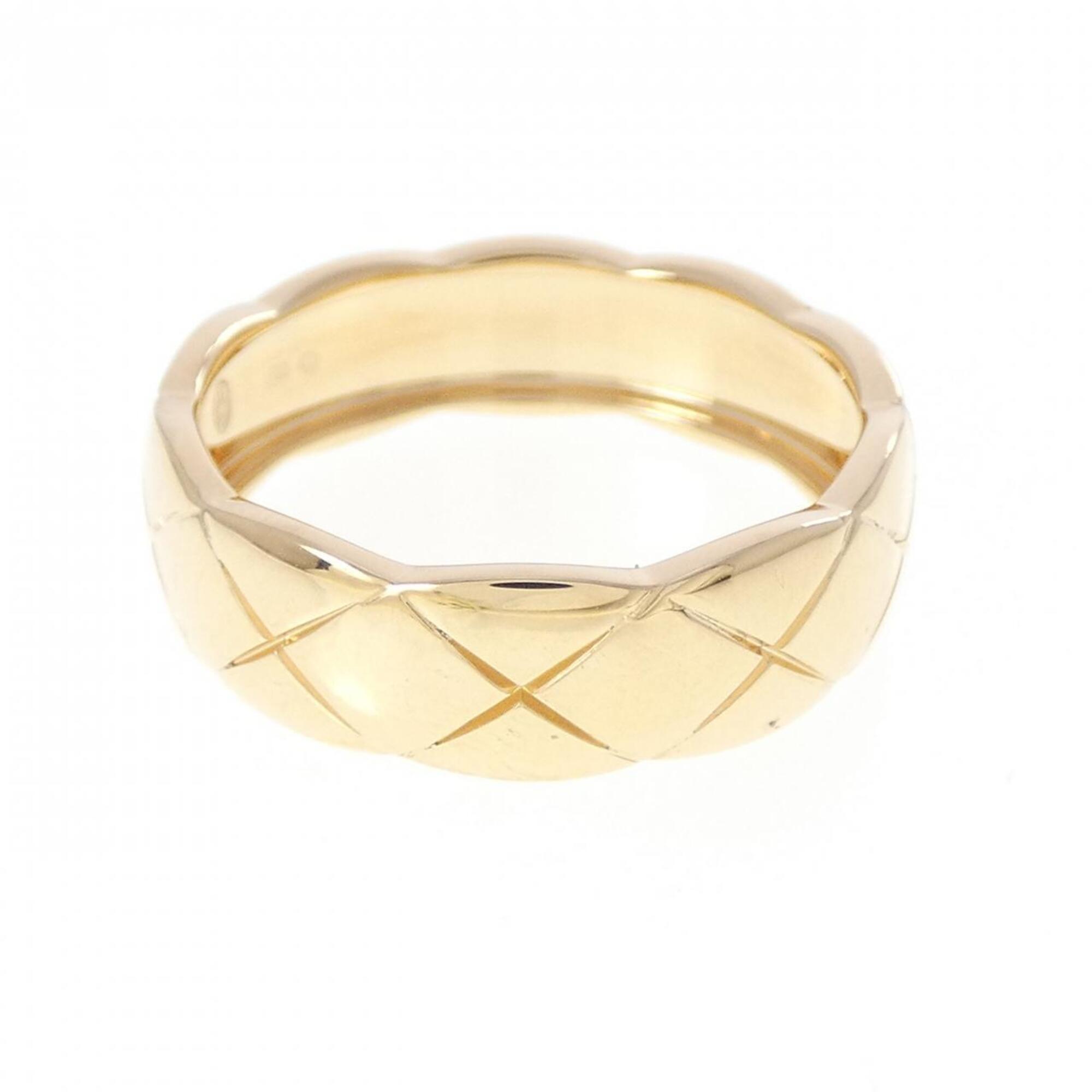 Chanel Pink Gold Pink Gold (18K) Band Ring (Pre-Owned)