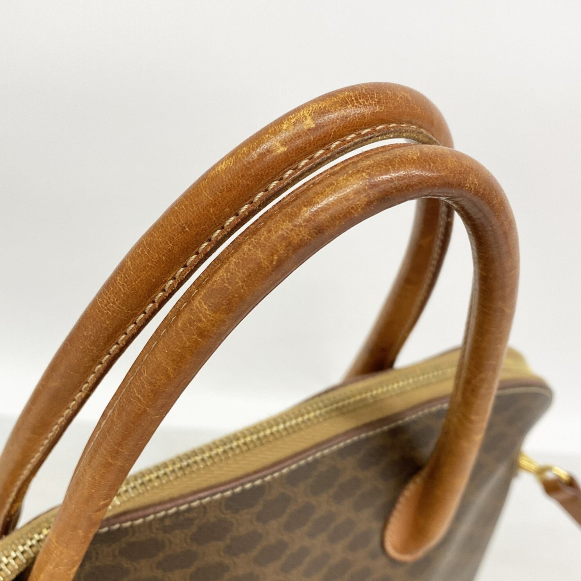 Celine Brown Pvc Handbag (Pre-Owned)