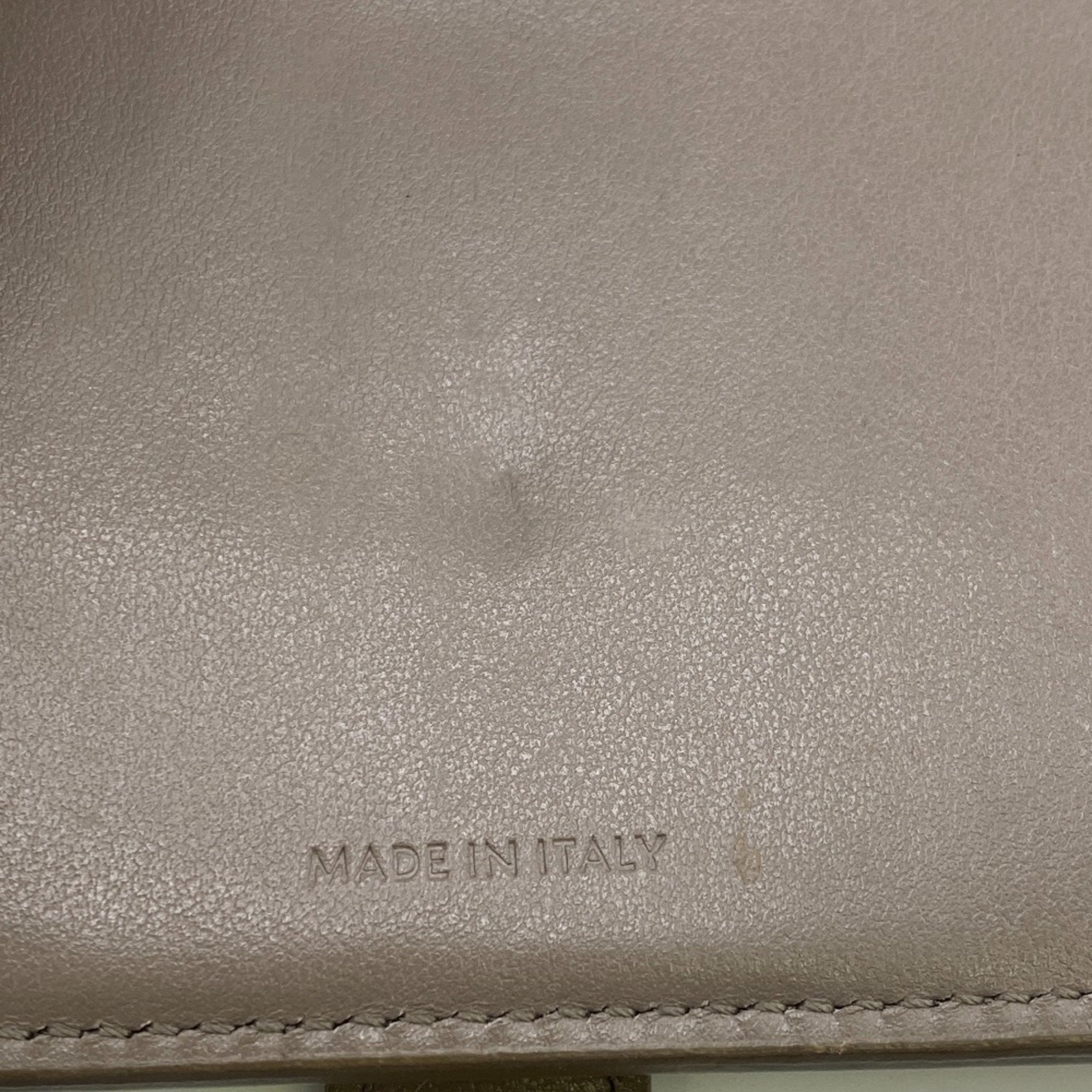 Celine Beige Leather Wallet (Bi-Fold) (Pre-Owned)