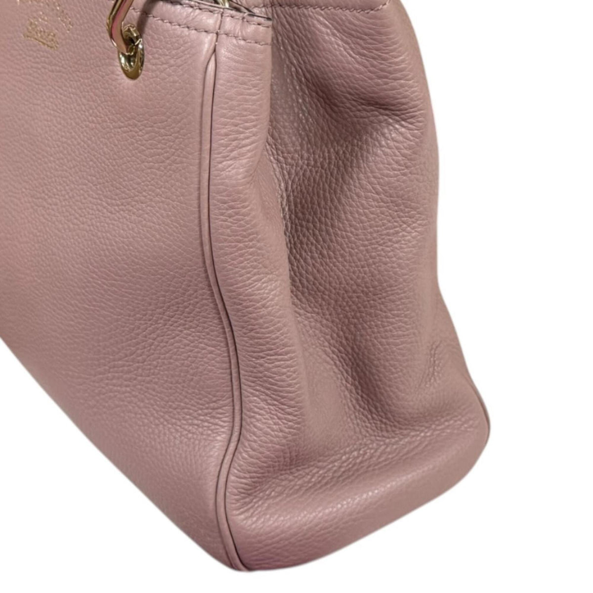 Gucci Pink Bamboo Handbag Shoulder Bag (Pre-Owned)