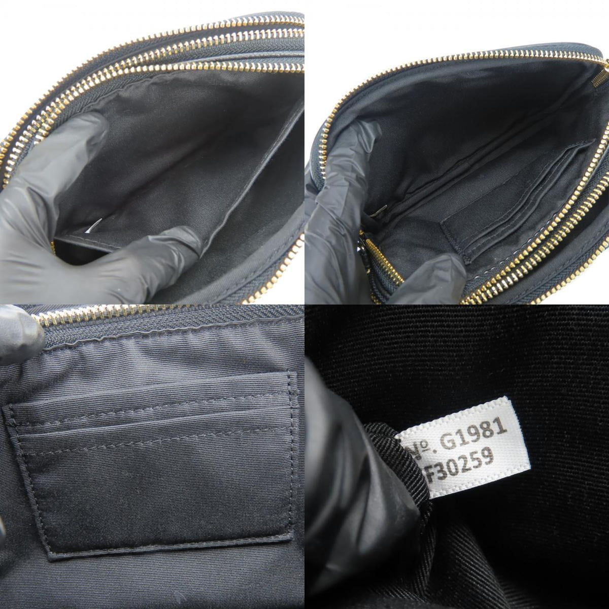 Coach Black Leather Pochette Shoulder Bag (Pre-Owned)