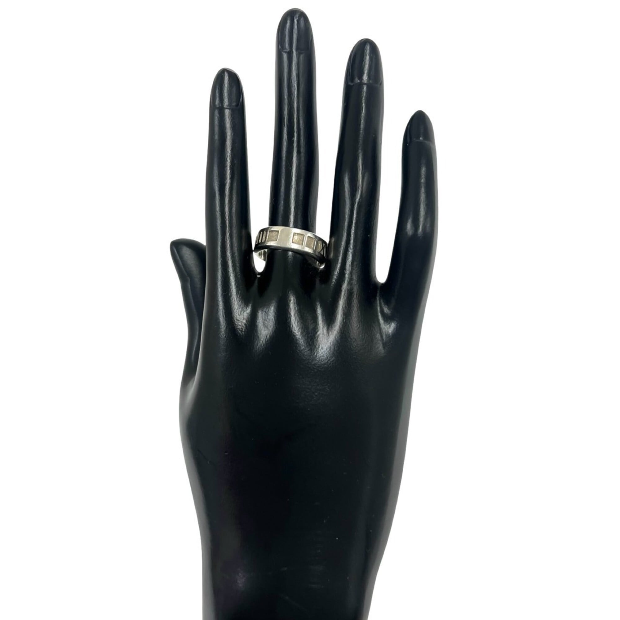 Tiffany Silver Silver 925 Band Ring (Pre-Owned)