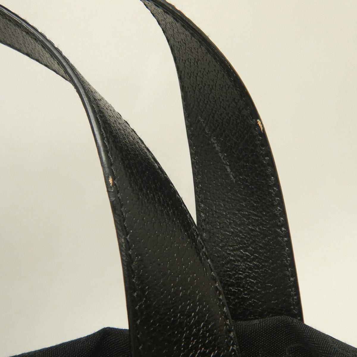 Bvlgari Black Canvas Leather Tote Bag (Pre-Owned)