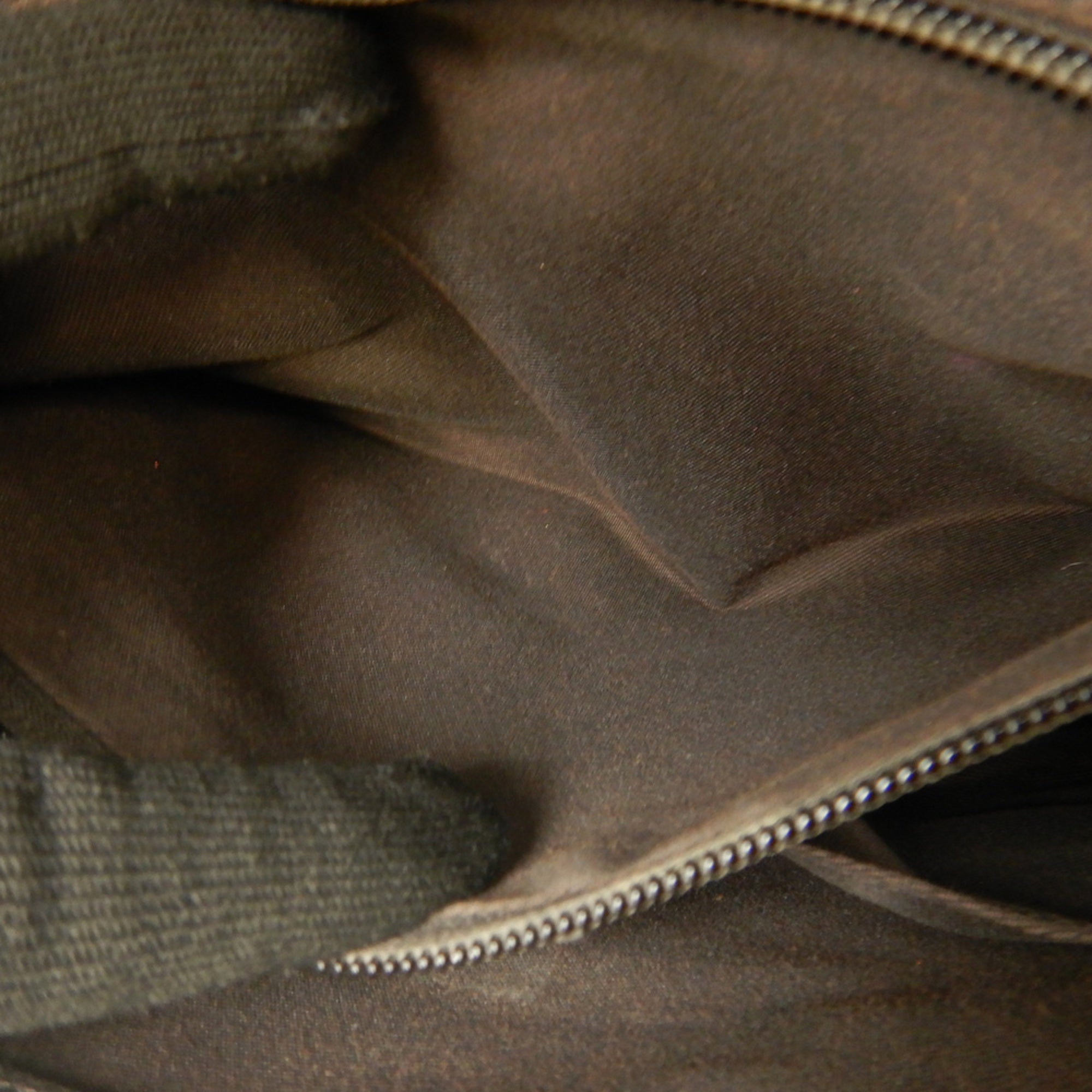 Gucci Beige Gg Canvas Leather Shoulder Bag (Pre-Owned)