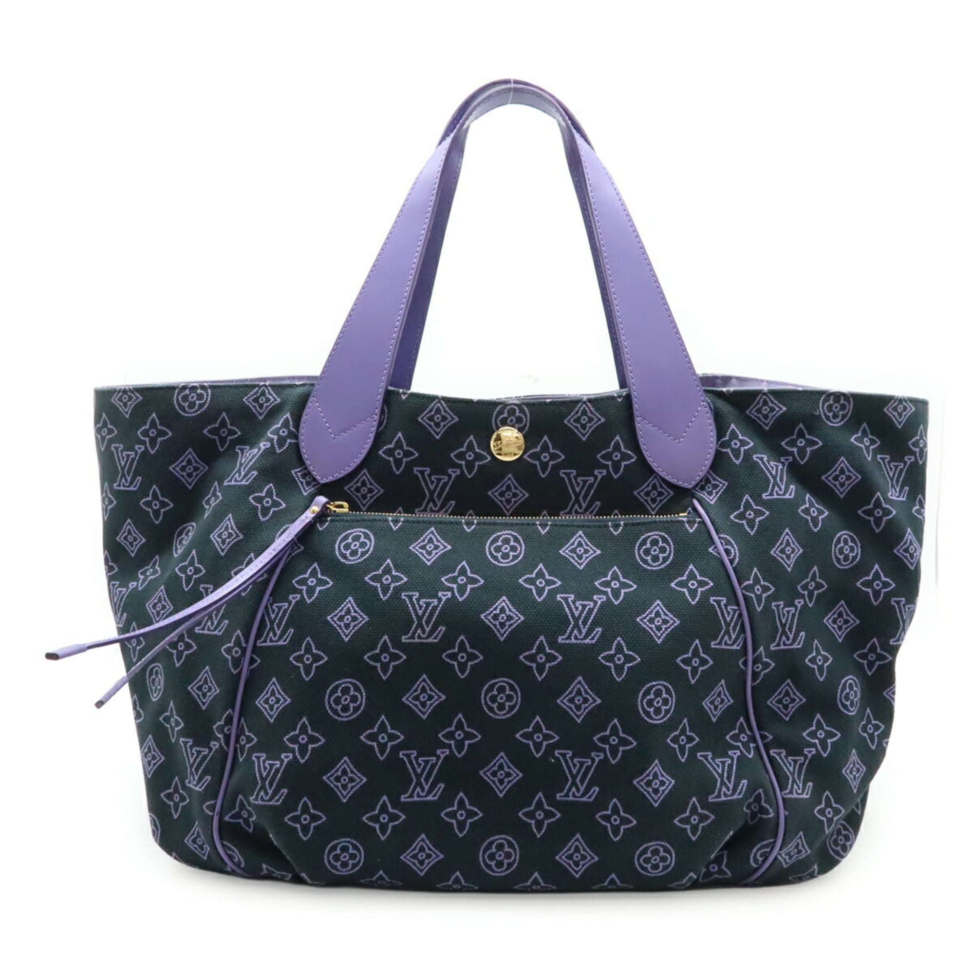 Louis Vuitton Marine Canvas Leather Shoulder Bag Tote Bag (Pre-Owned)