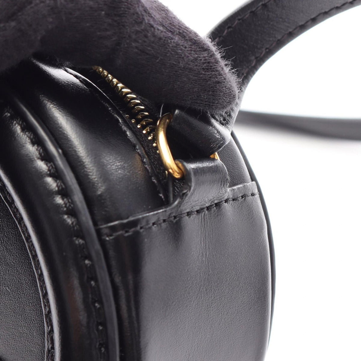 Celine Black Leather Handbag Shoulder Bag (Pre-Owned)