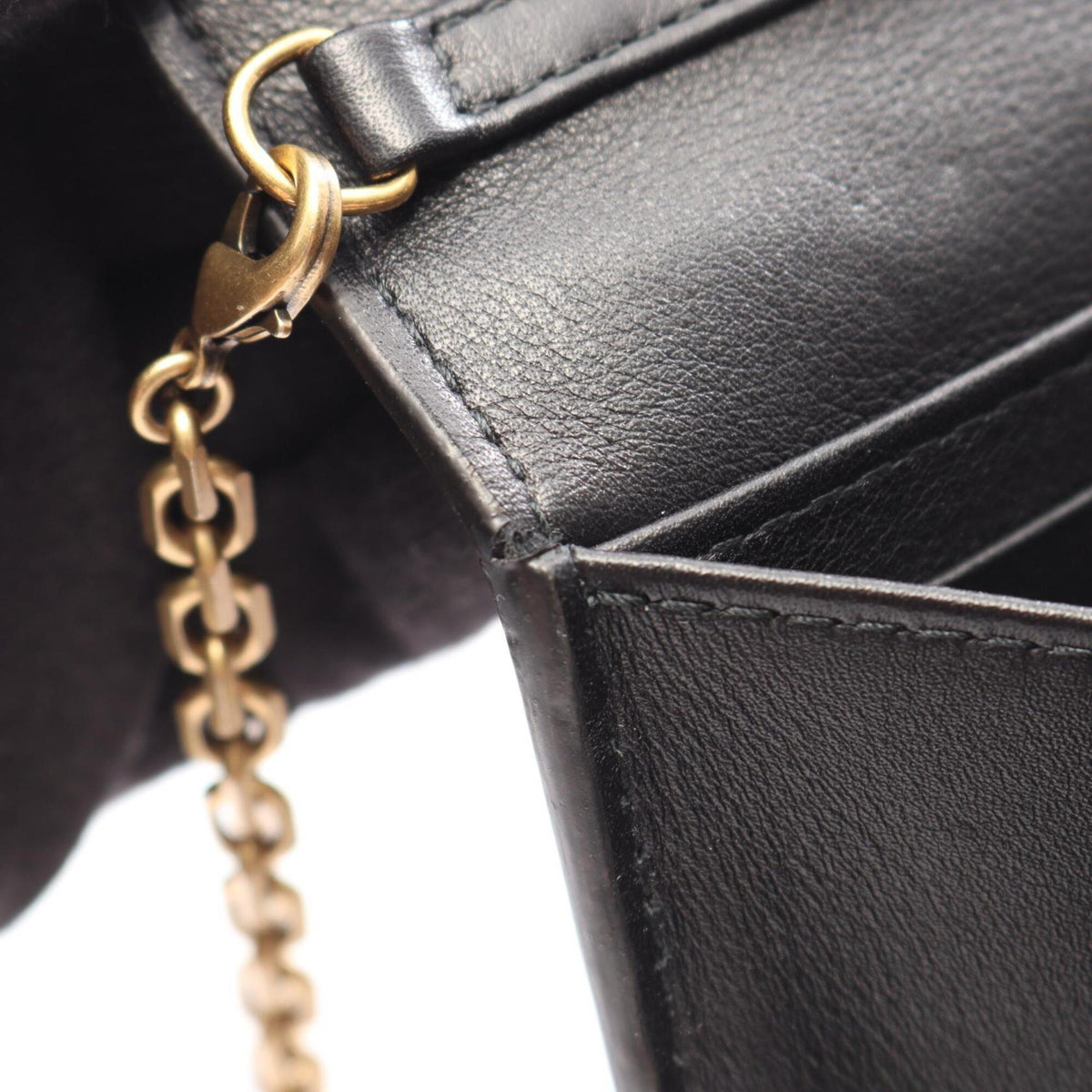 Christian Dior Black Leather Shoulder Bag (Pre-Owned)
