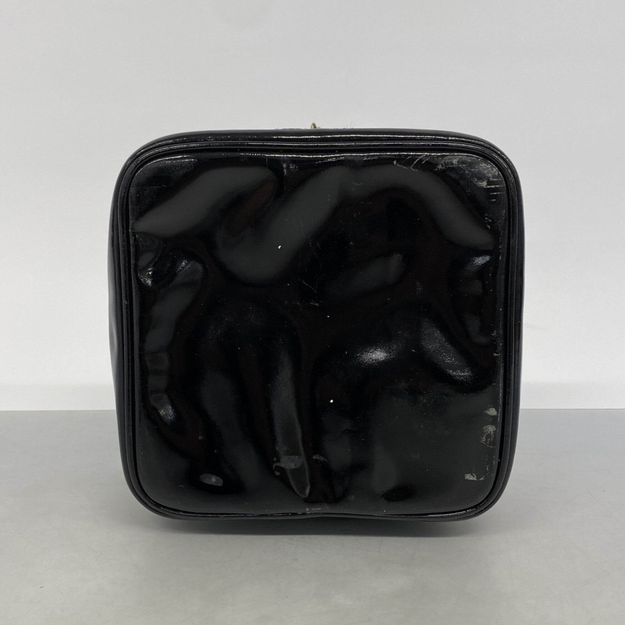 Chanel Black Patent Leather Vanity Bag (Pre-Owned)