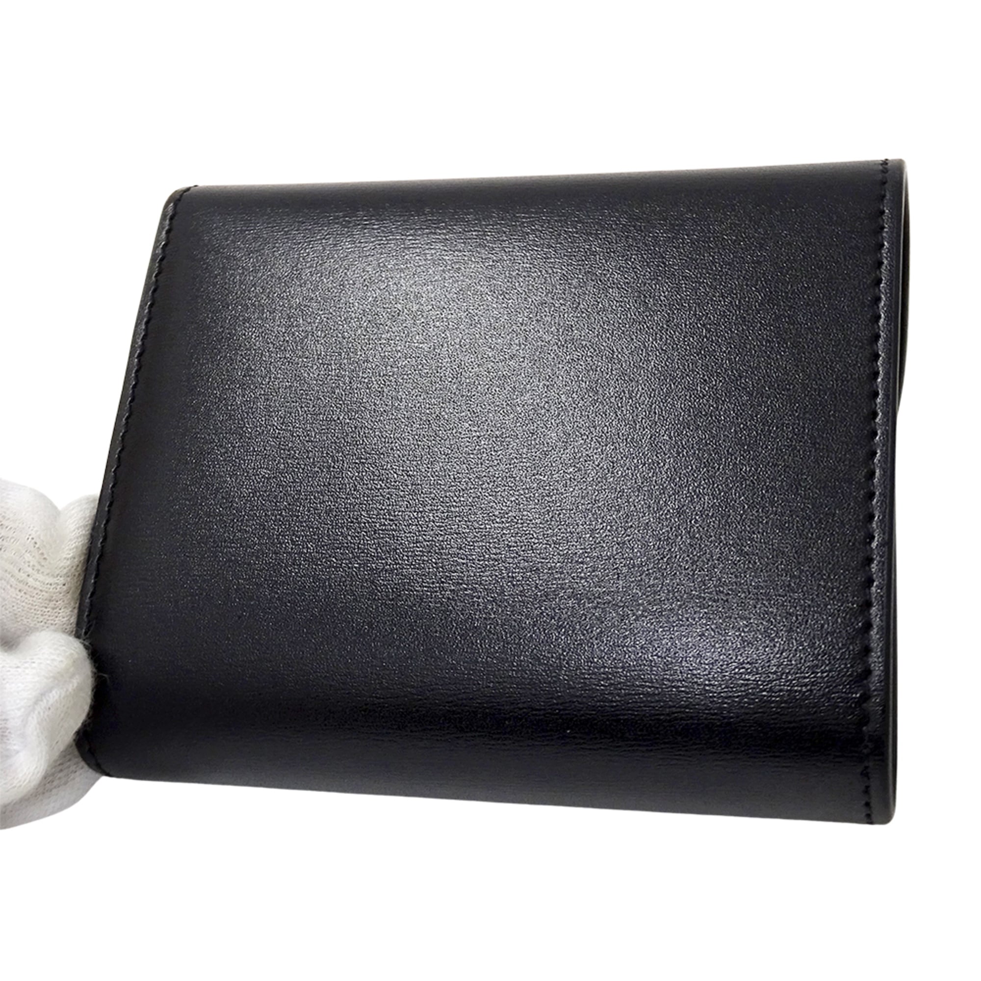 Celine Black Leather Wallet (Bi-Fold) (Pre-Owned)