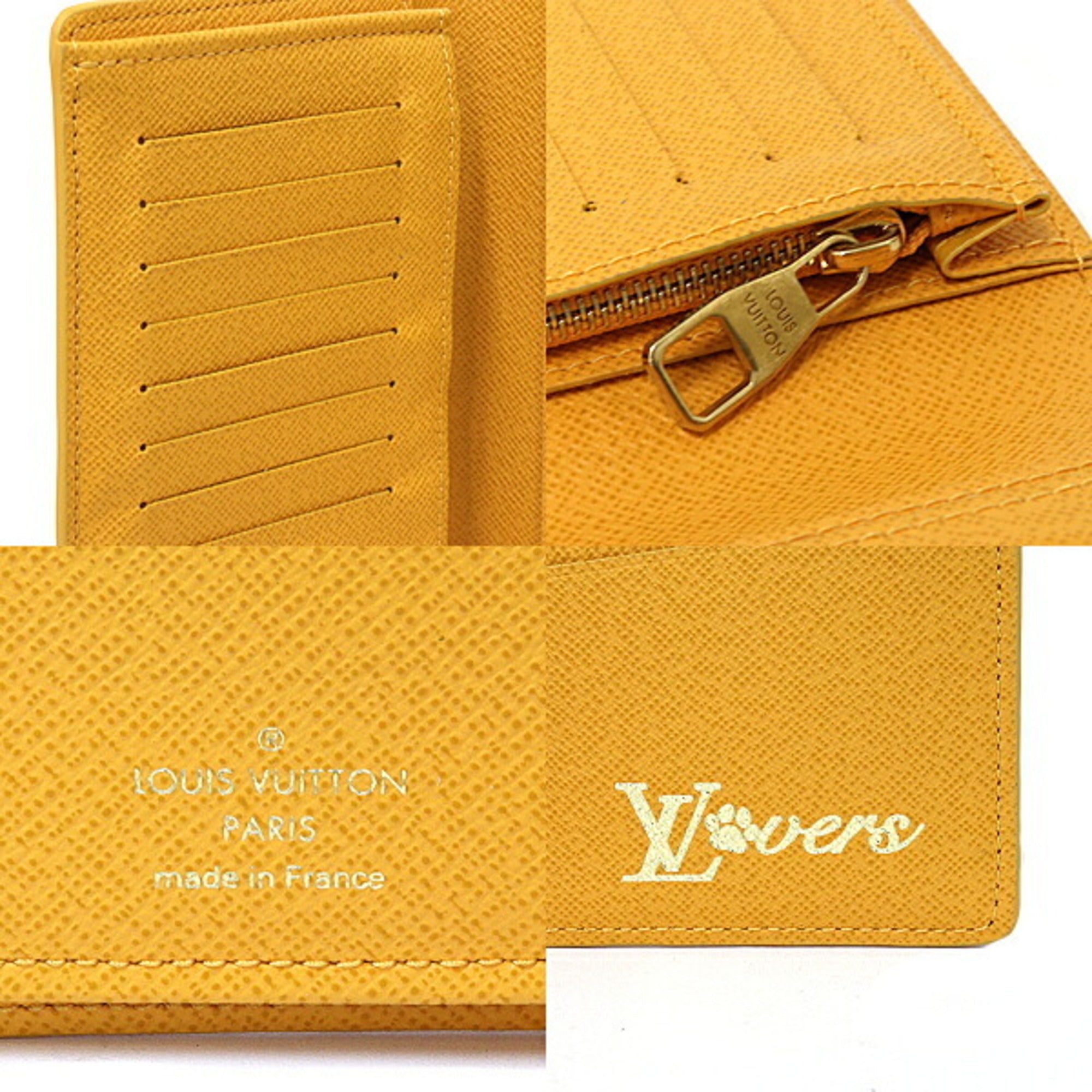 Louis Vuitton Monogram Yellow Monogram Long Wallet (Bi-Fold) (Pre-Owned)