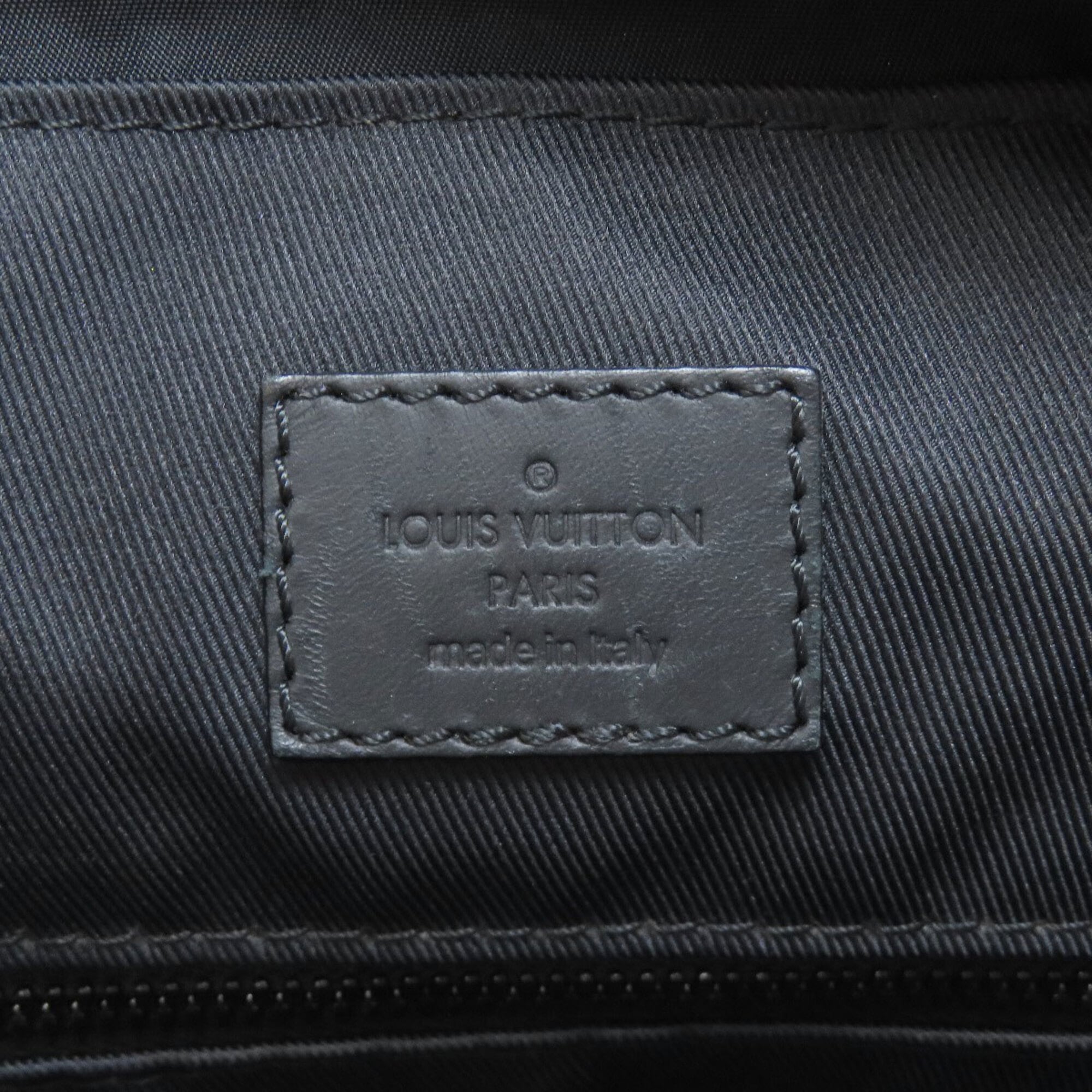 Louis Vuitton Black Monogram Shadow Backpack (Pre-Owned)