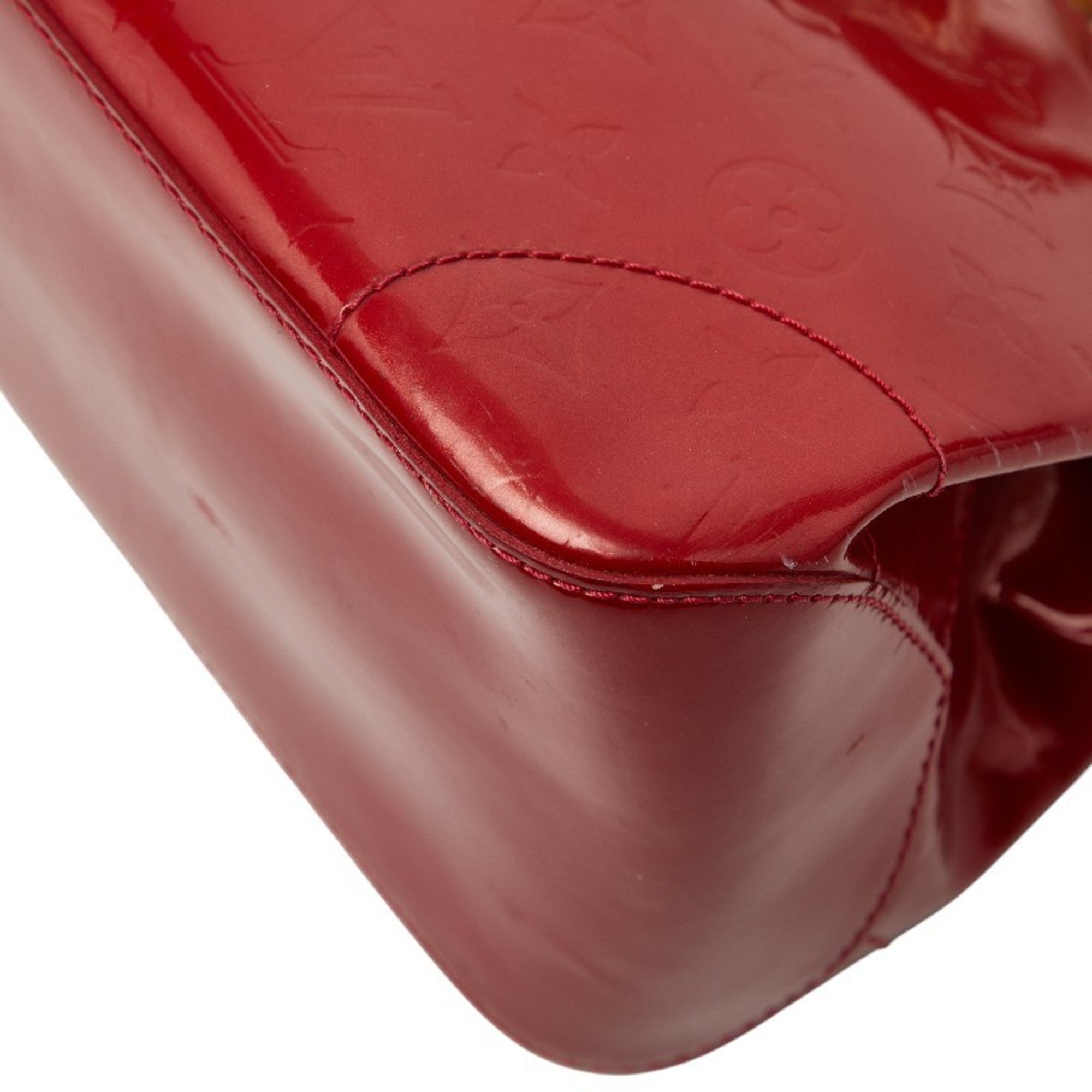 Louis Vuitton Pomme D'amour Red Color Patent Leather Handbag (Pre-Owned)