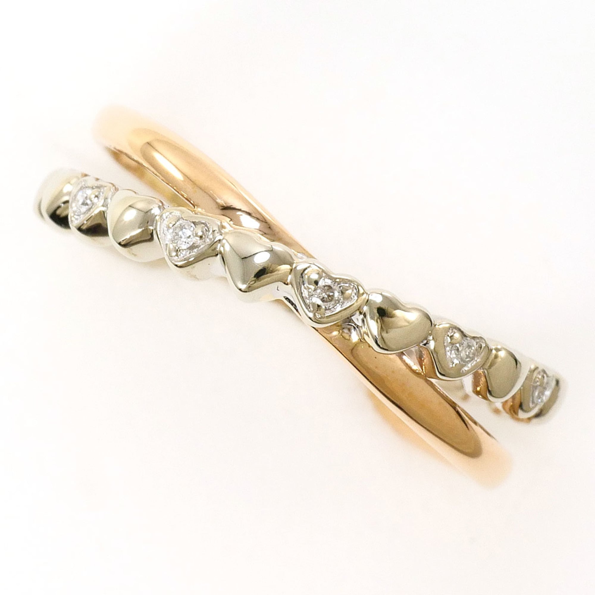 Unbranded Pink Gold White Gold Pink Gold (10K) White Gold (10K) Band Ring (Pre-Owned)