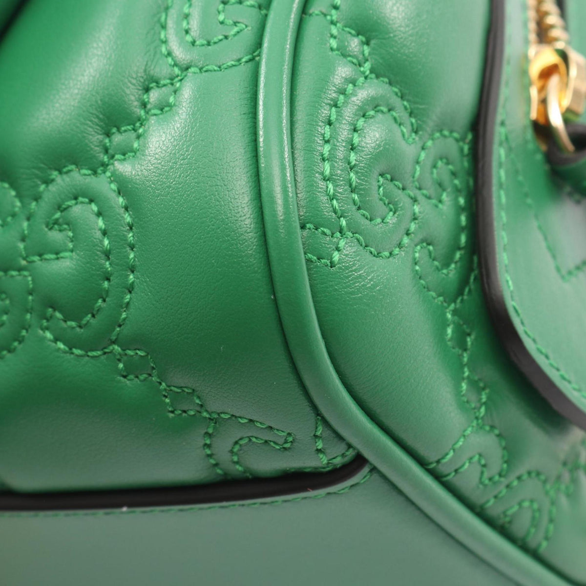 Gucci Green Leather Handbag (Pre-Owned)