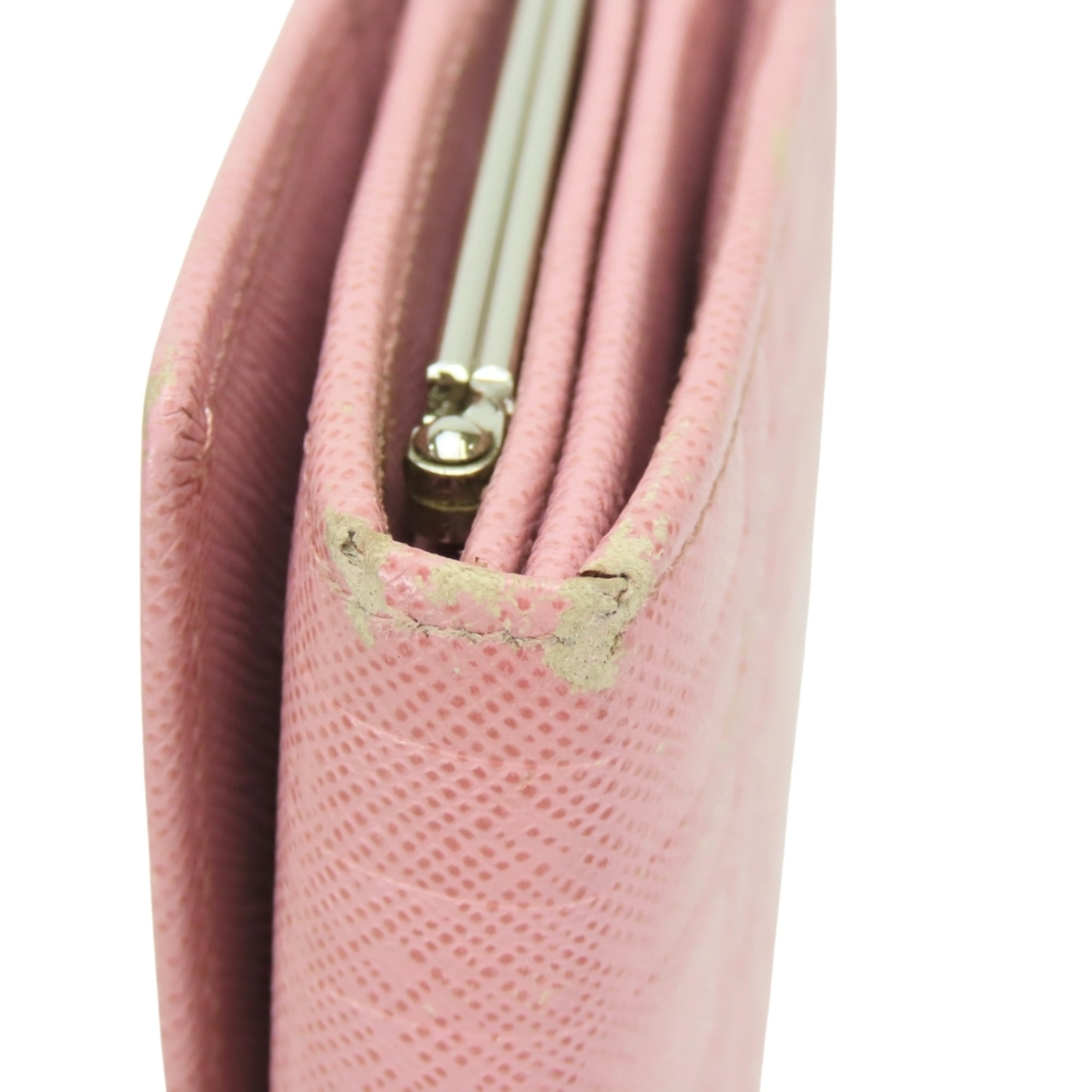 Burberry Pink Leather Coin Purse/Coin Case (Pre-Owned)