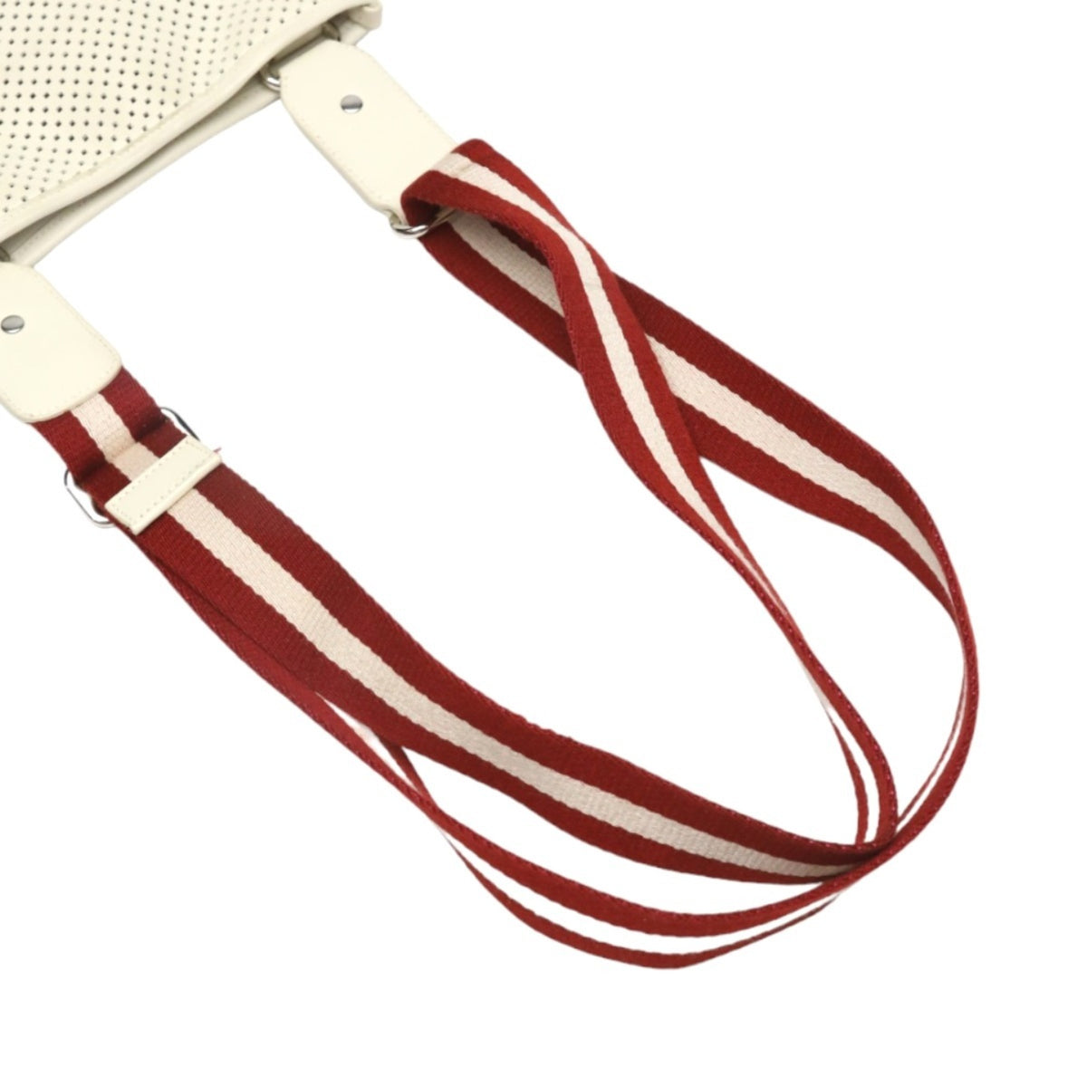 Bally White Leather Shoulder Bag (Pre-Owned)