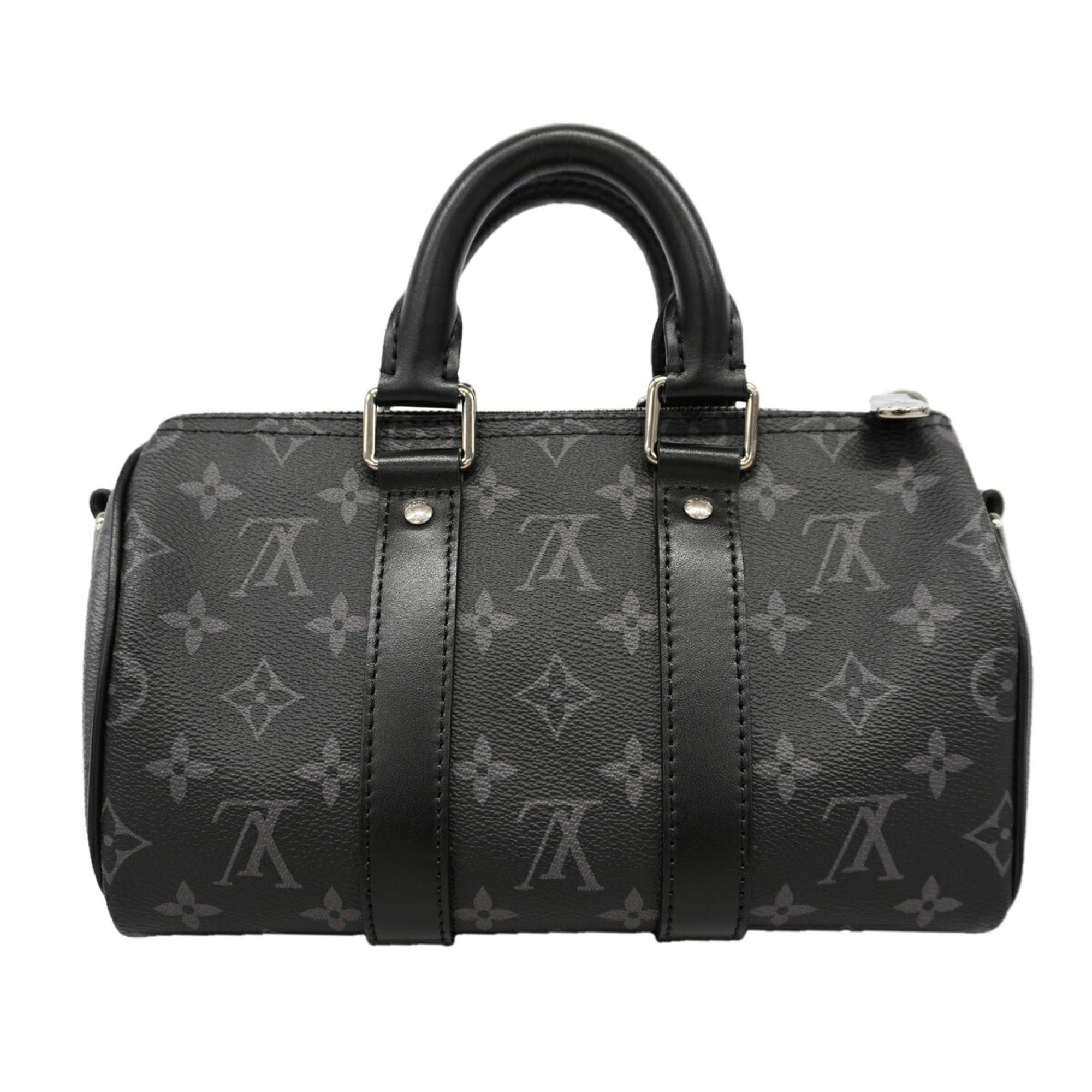 Louis Vuitton Black Gray Handbag (Pre-Owned)