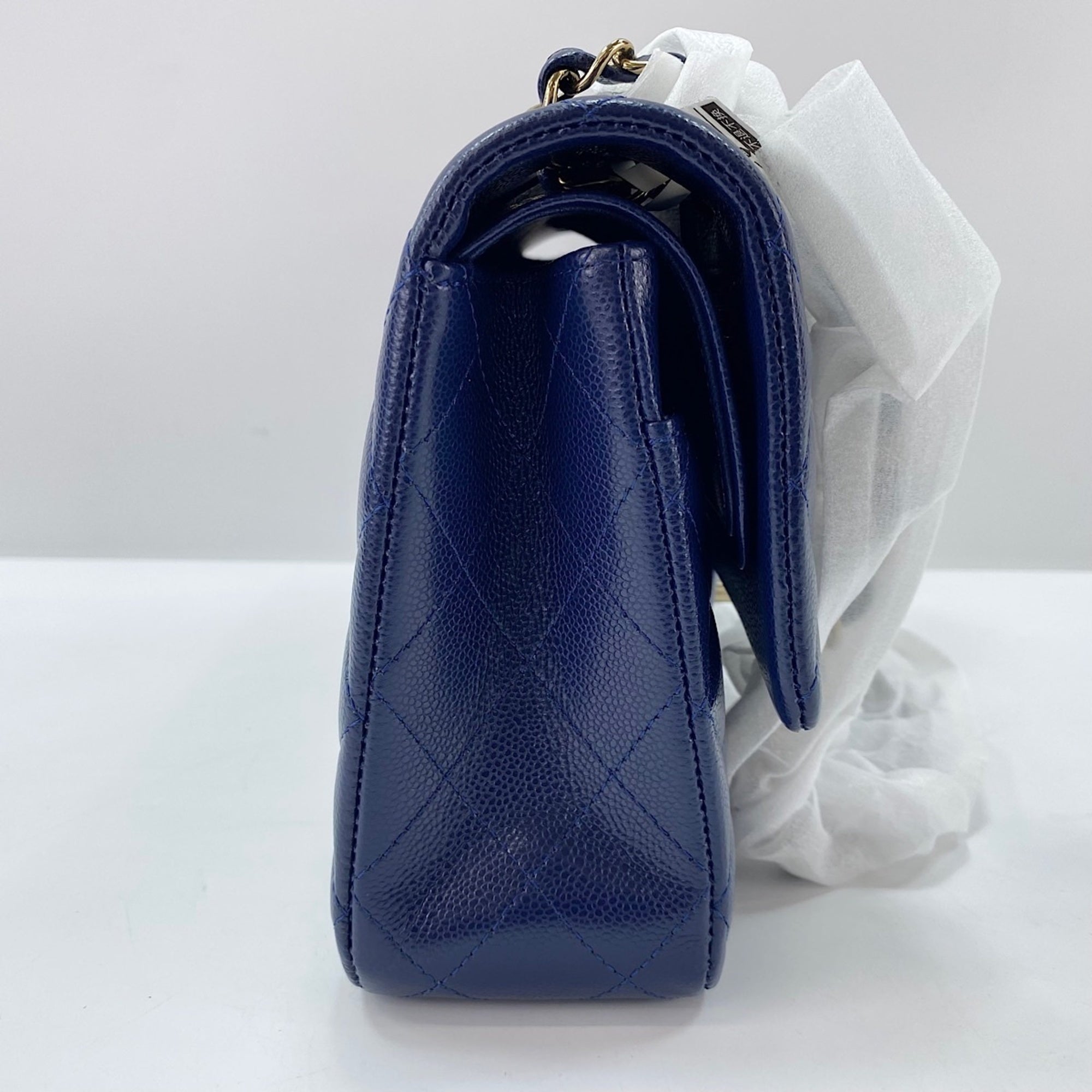Chanel Matelasse Navy Shoulder Bag (Pre-Owned)