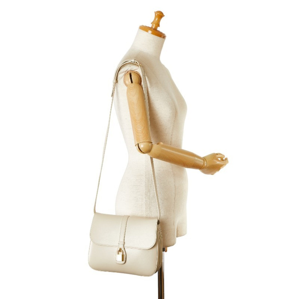 Celine White Leather Shoulder Bag (Pre-Owned)