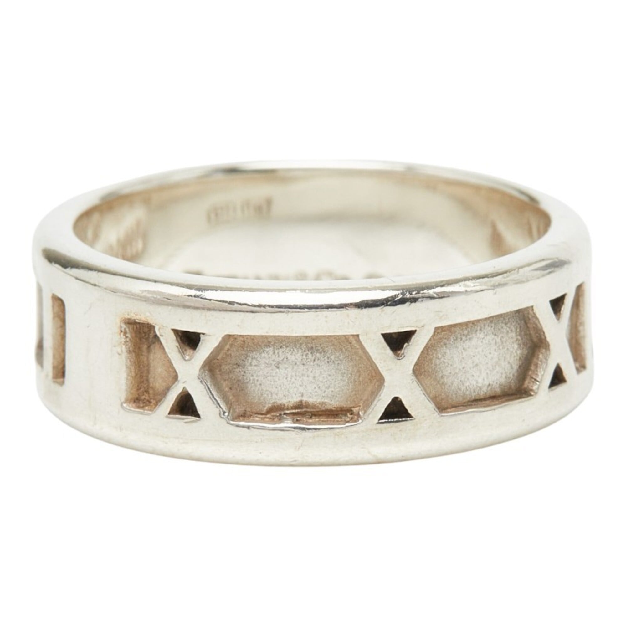 Tiffany Silver 925 Band Ring (Pre-Owned)