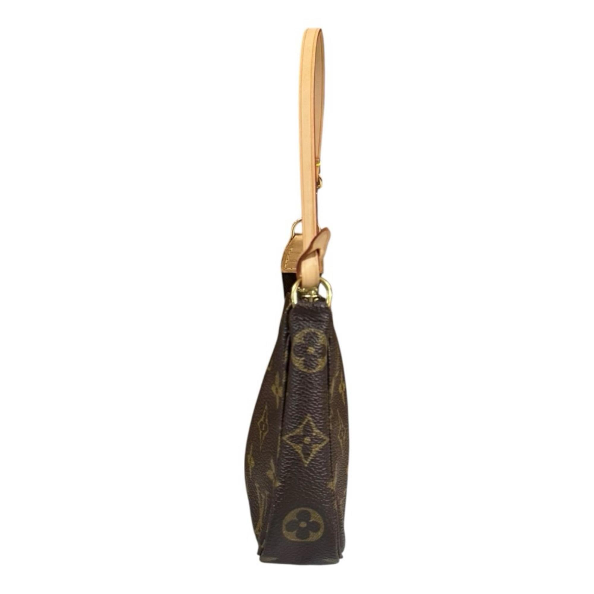 Louis Vuitton Brown Monogram Canvas Handbag (Pre-Owned)