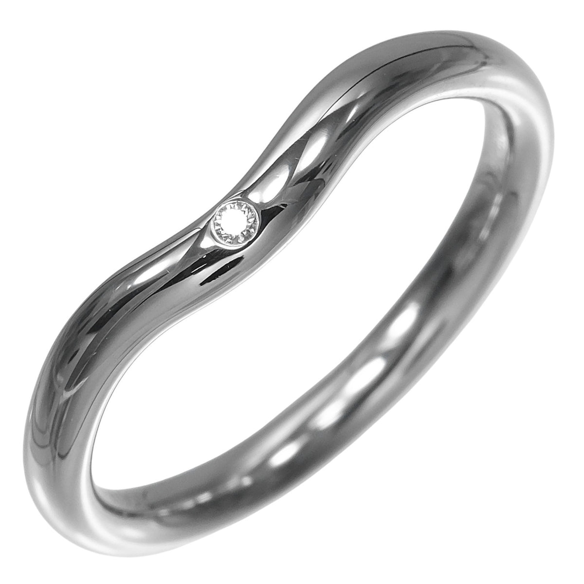 Tiffany Platinum 950 Band Ring (Pre-Owned)