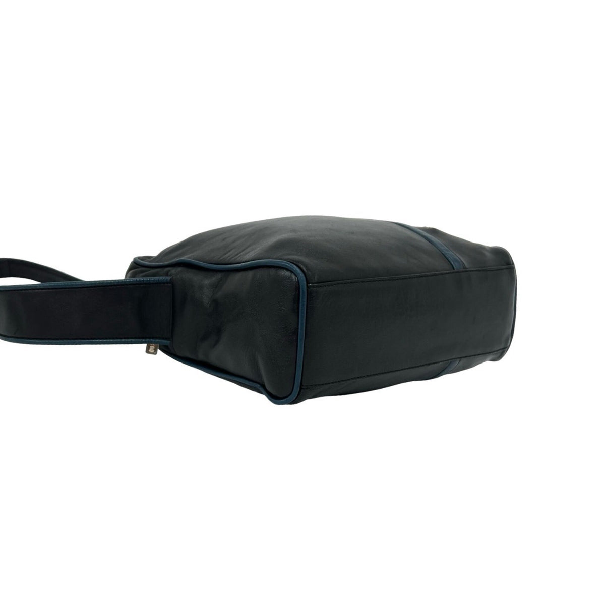 Loewe Black Blue Leather Pochette Shoulder Bag (Pre-Owned)