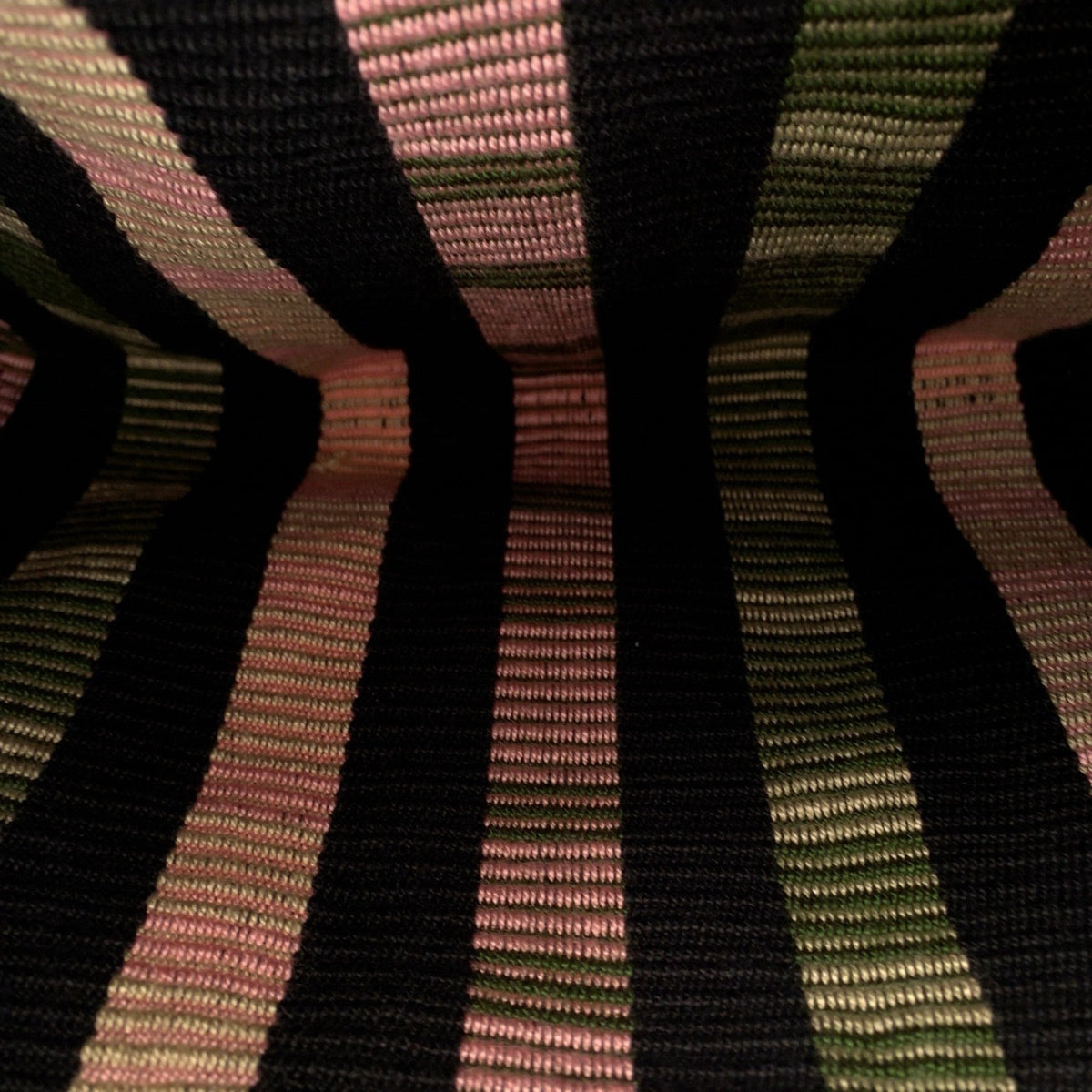 Marni Black Green Pink Cotton Plastic Handbag (Pre-Owned)