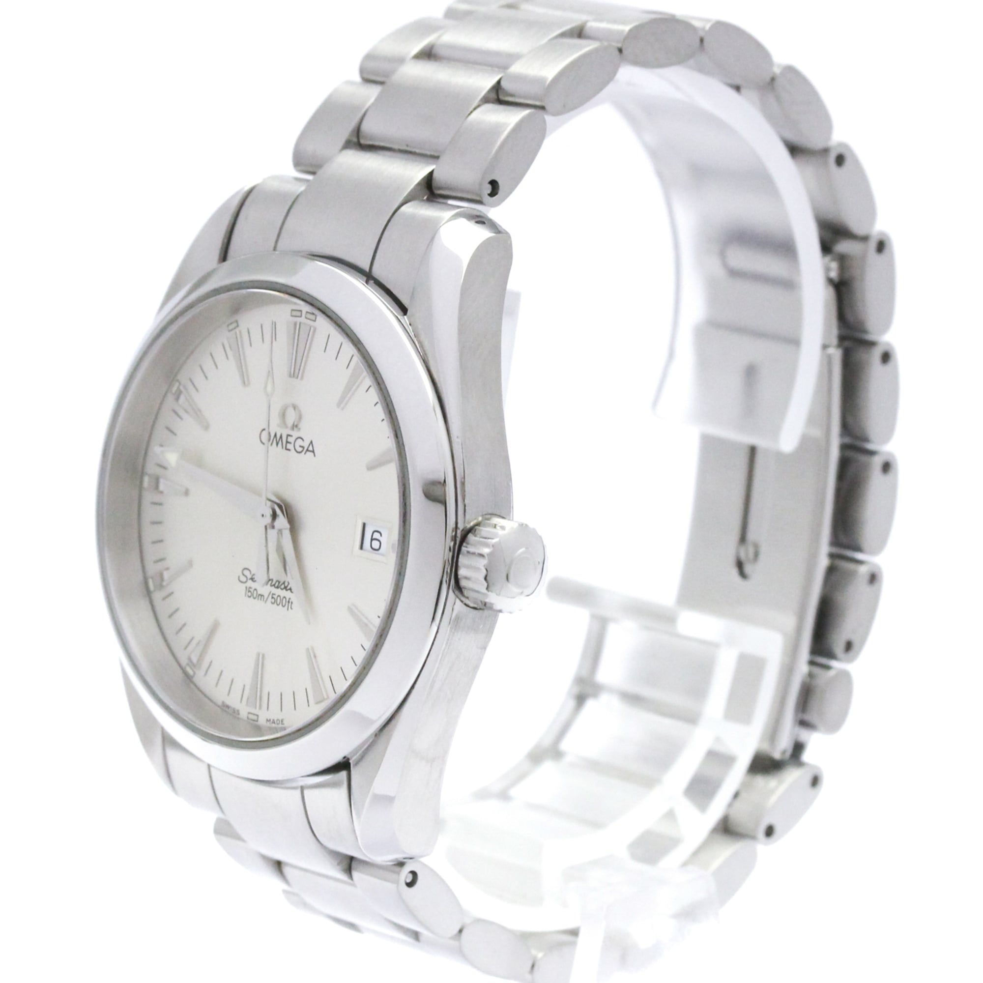 Omega Seamaster Aqua Terra 150M Quartz Watch Stainless Steel Watch (Pre-Owned)