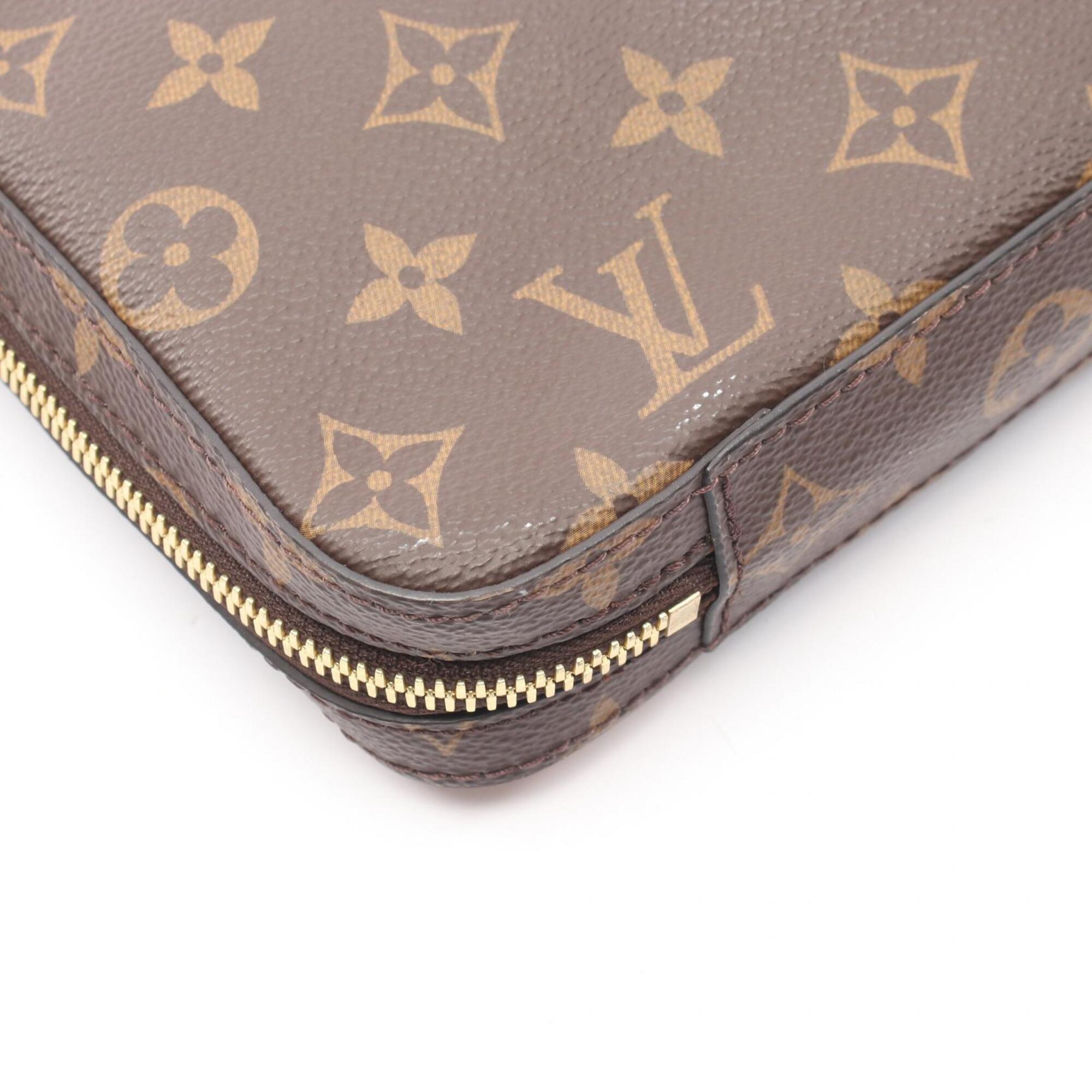 Louis Vuitton Brown Monogram Monogram Leather Handbag Shoulder Bag (Pre-Owned)