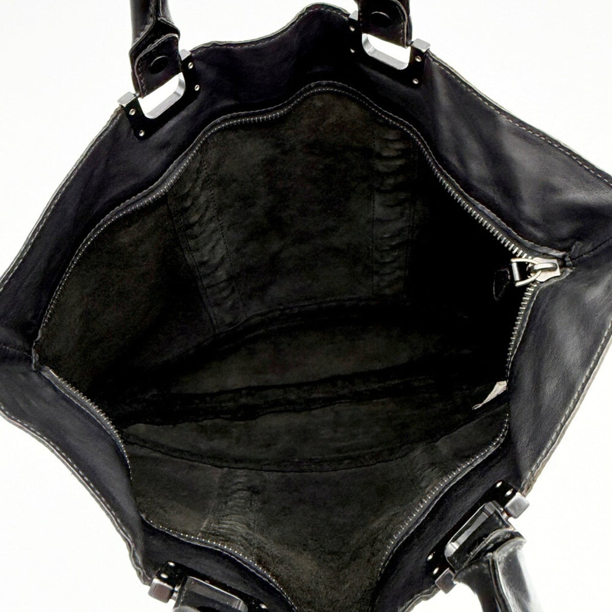 Bottega Veneta Black Leather Metal Mesh Tote Bag (Pre-Owned)