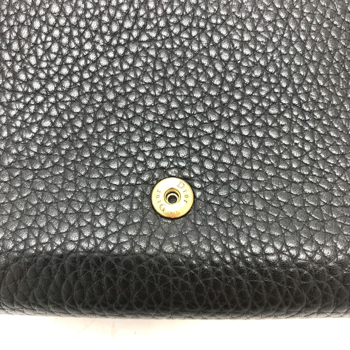 Christian Dior Black Leather Shoulder Bag (Pre-Owned)