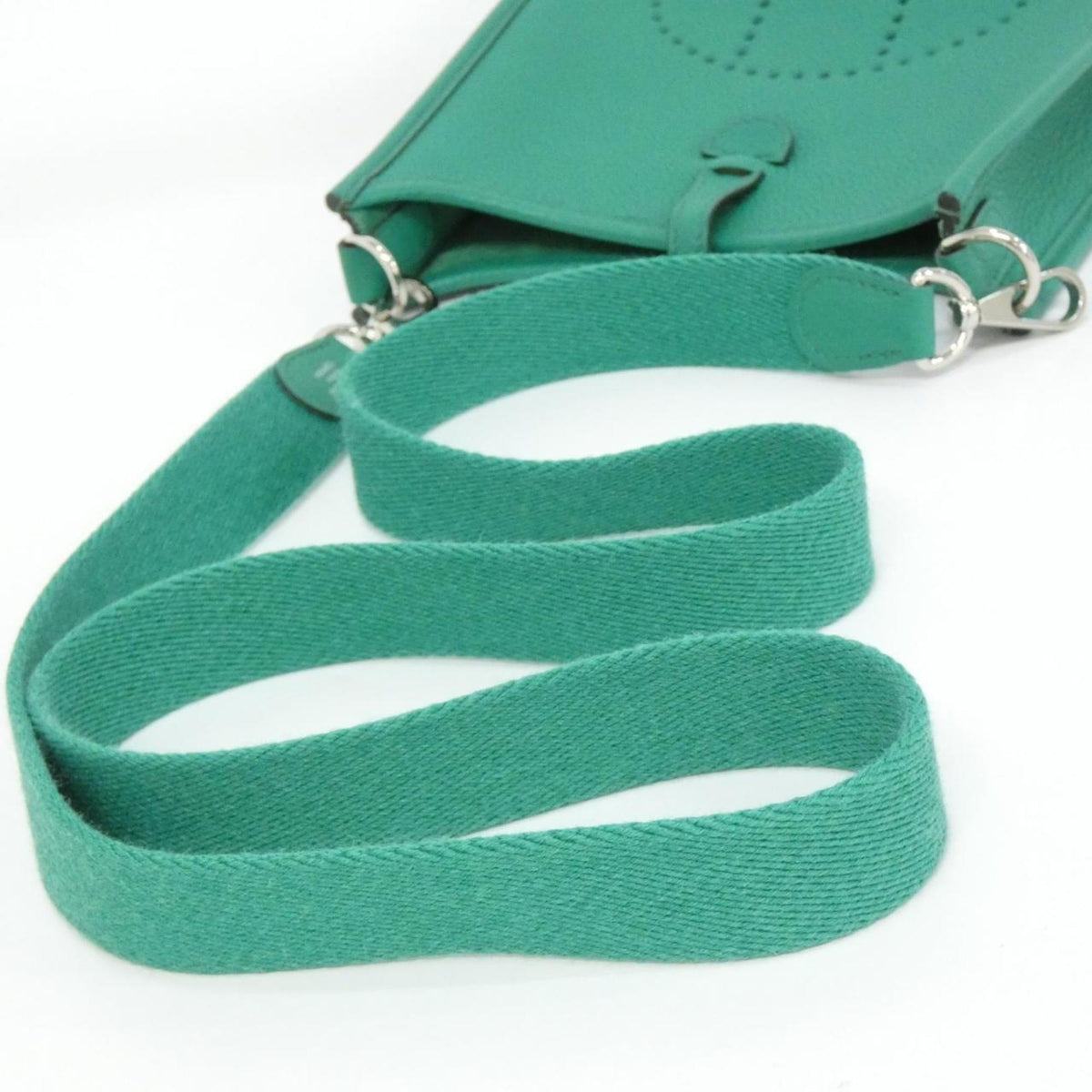 Hermes Green Vert Leather Shoulder Bag (Pre-Owned)