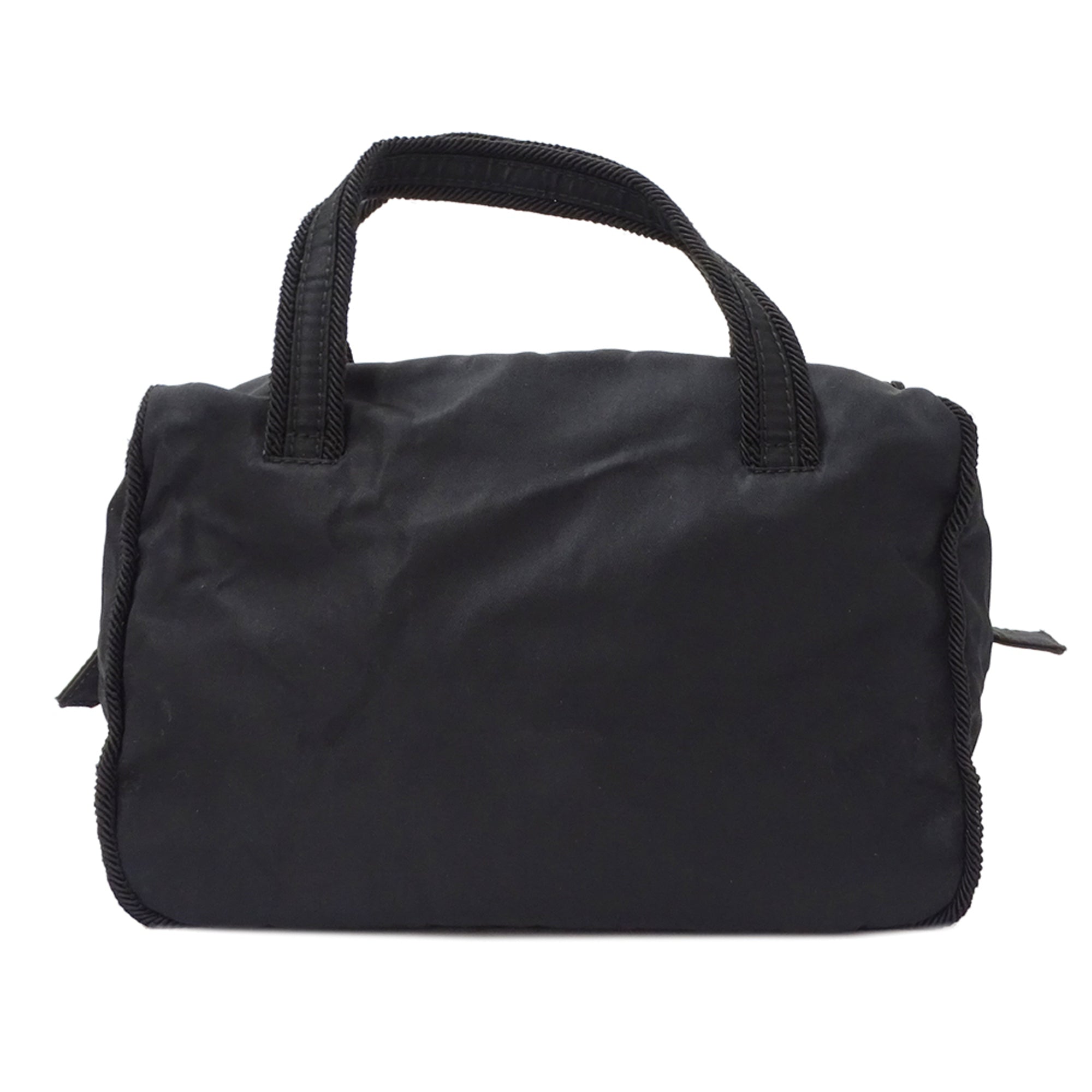 Prada Black Nylon Beads Handbag (Pre-Owned)