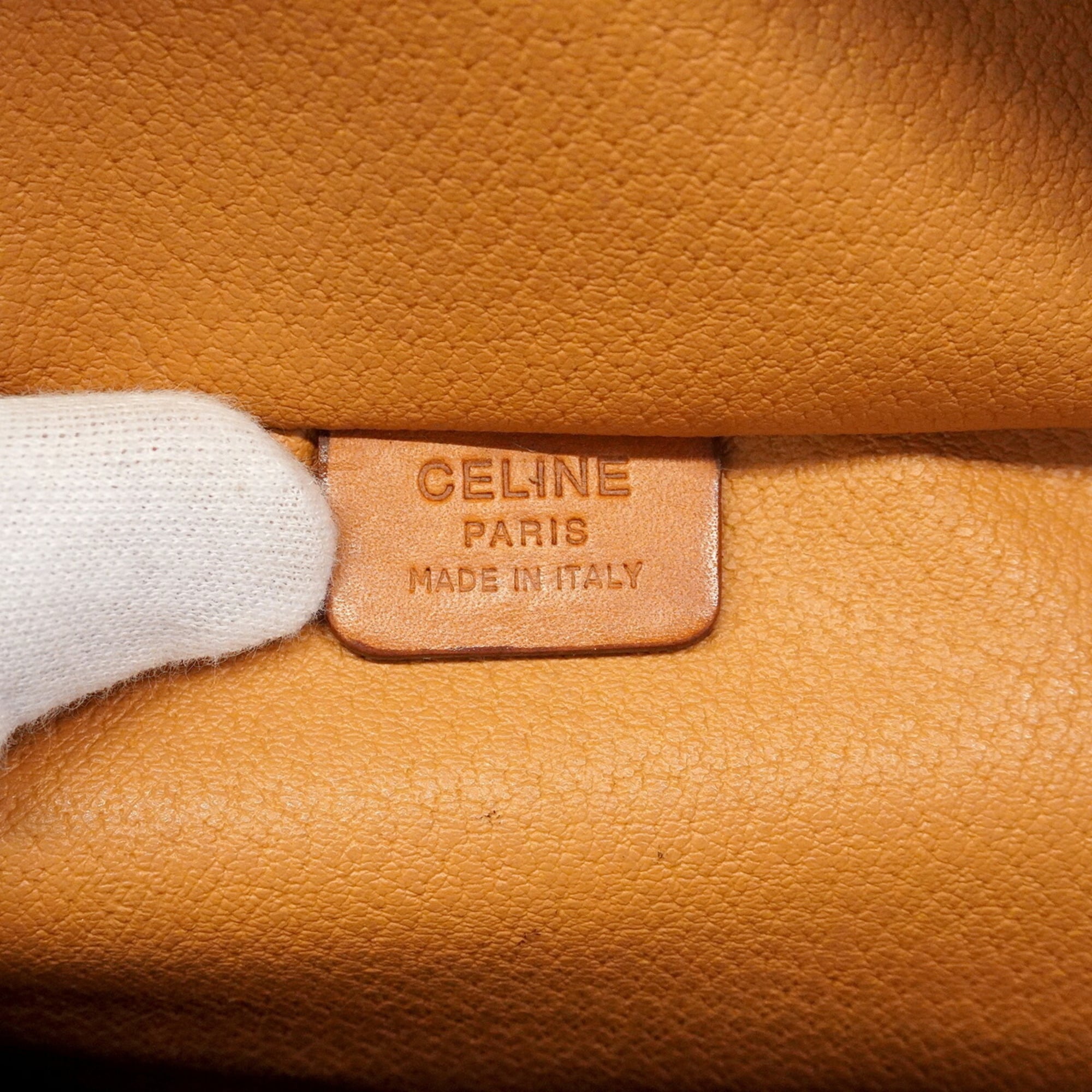 Celine Brown Pvc Vanity Bag (Pre-Owned)