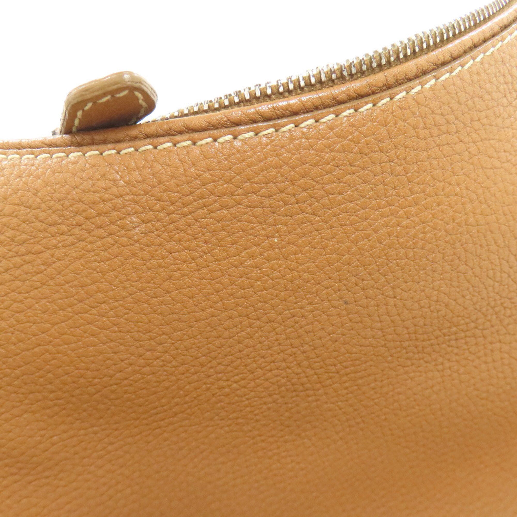 Prada Brown Leather Shoulder Bag (Pre-Owned)