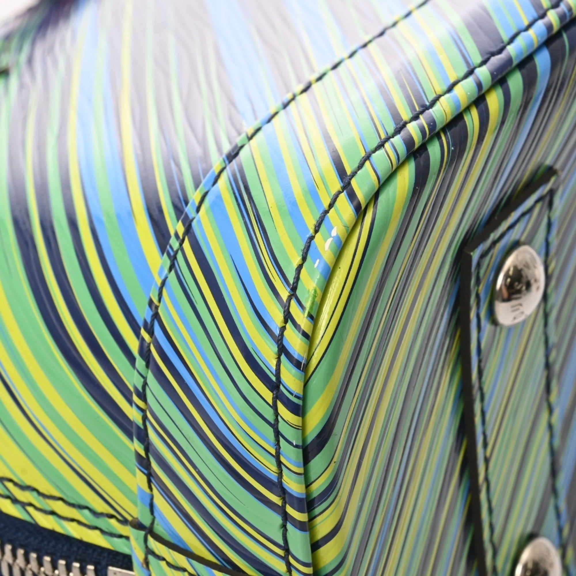 Louis Vuitton Blue Multi-Color Epi Leather Handbag (Pre-Owned)