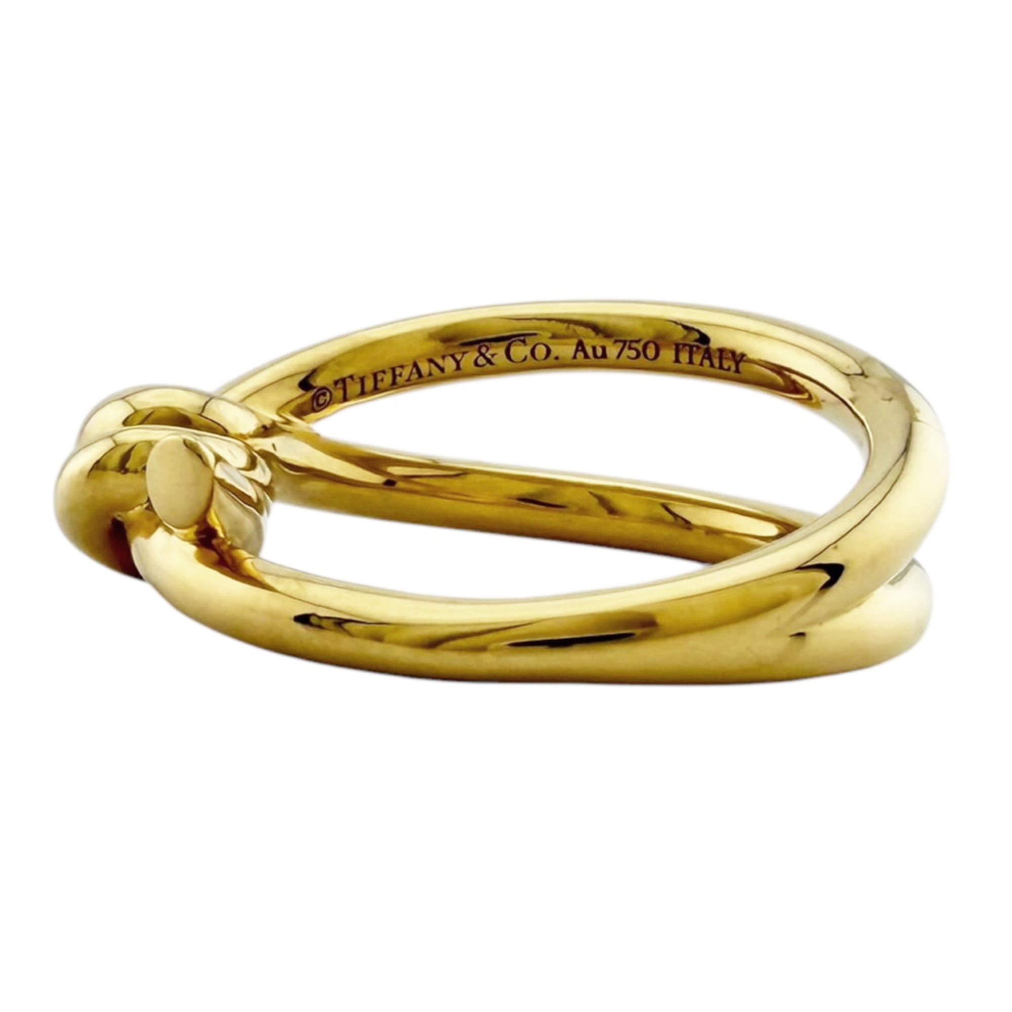 Tiffany Gold Yellow Gold (18K) Band Ring (Pre-Owned)