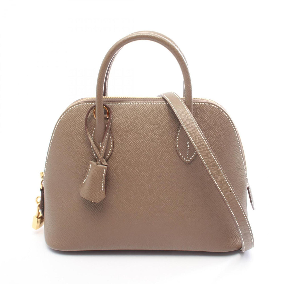 Hermes Gray Epsom Leather Handbag (Pre-Owned)