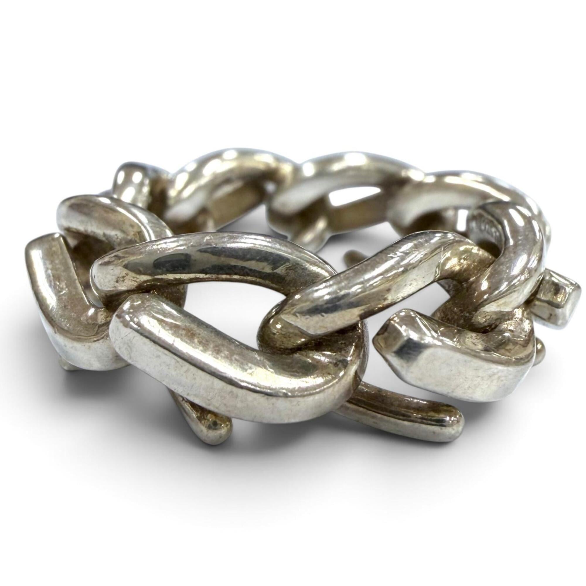 Tiffany Silver Silver 925 Band Ring (Pre-Owned)