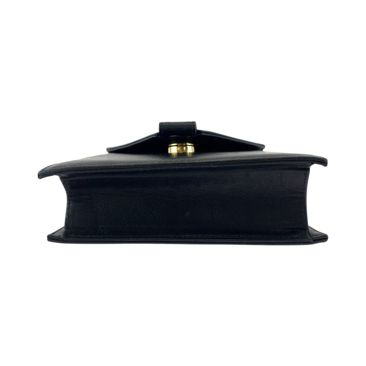 Mcm Black Leather Handbag Shoulder Bag (Pre-Owned)