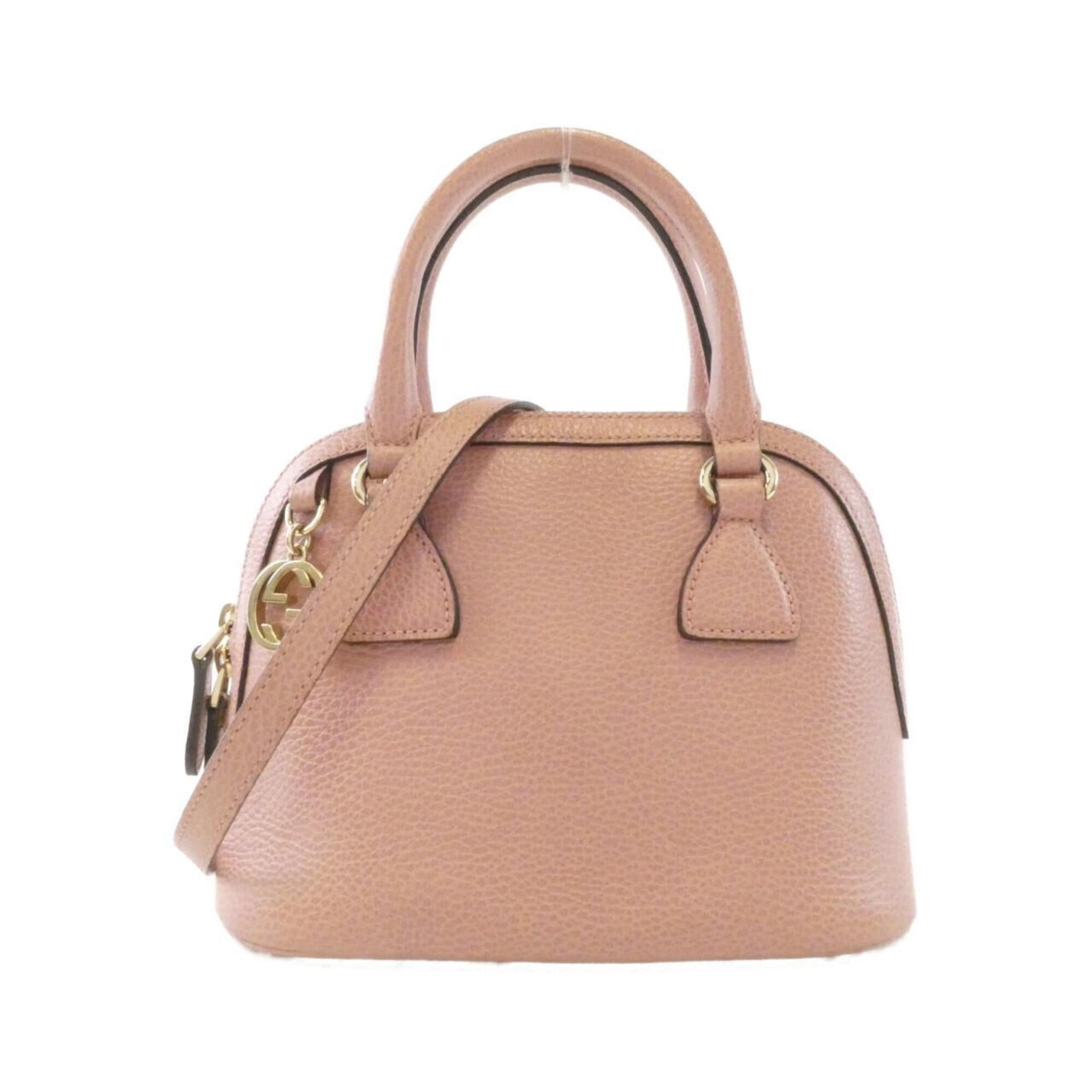 Gucci Pink Leather Handbag (Pre-Owned)