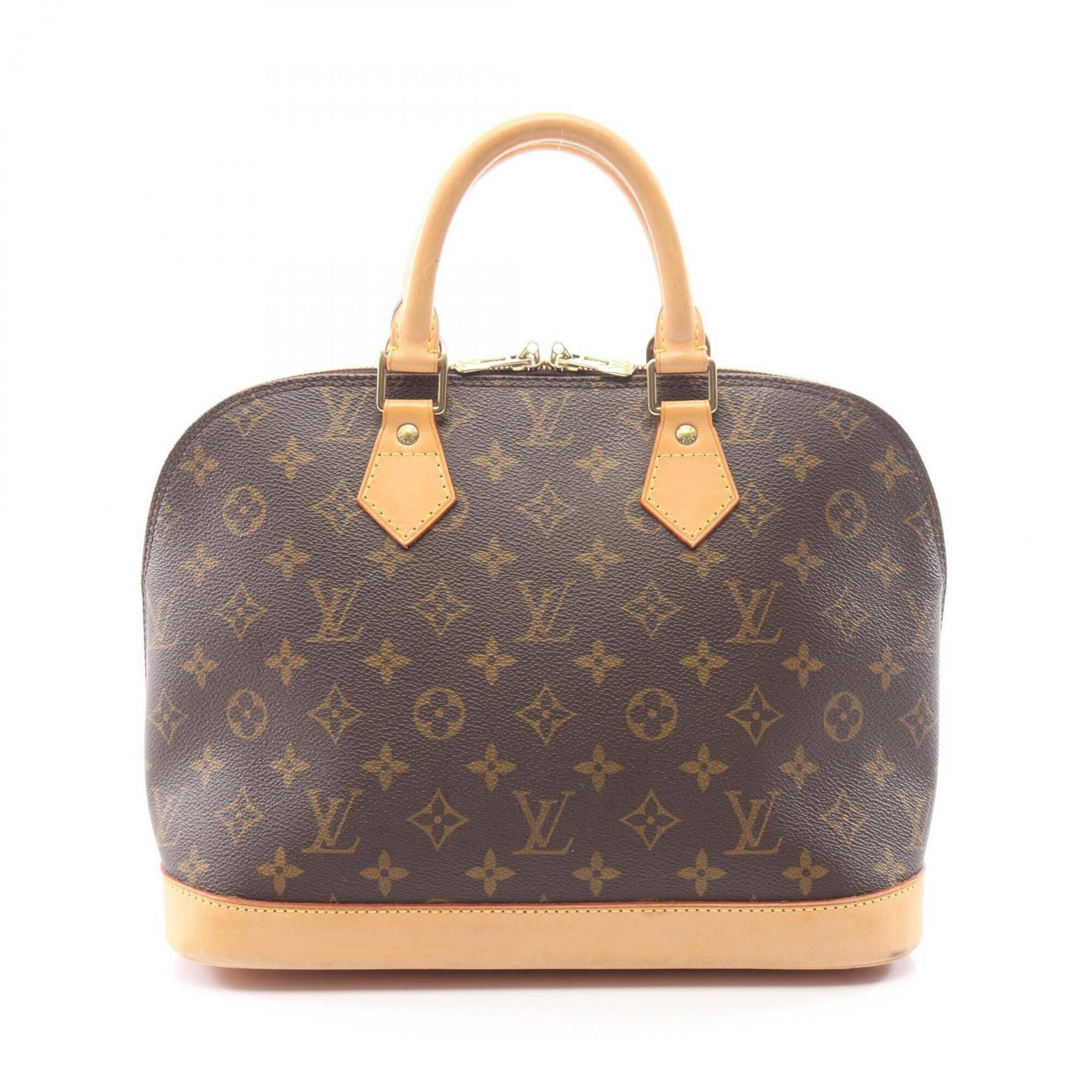 Louis Vuitton Brown Pvc Leather Handbag (Pre-Owned)