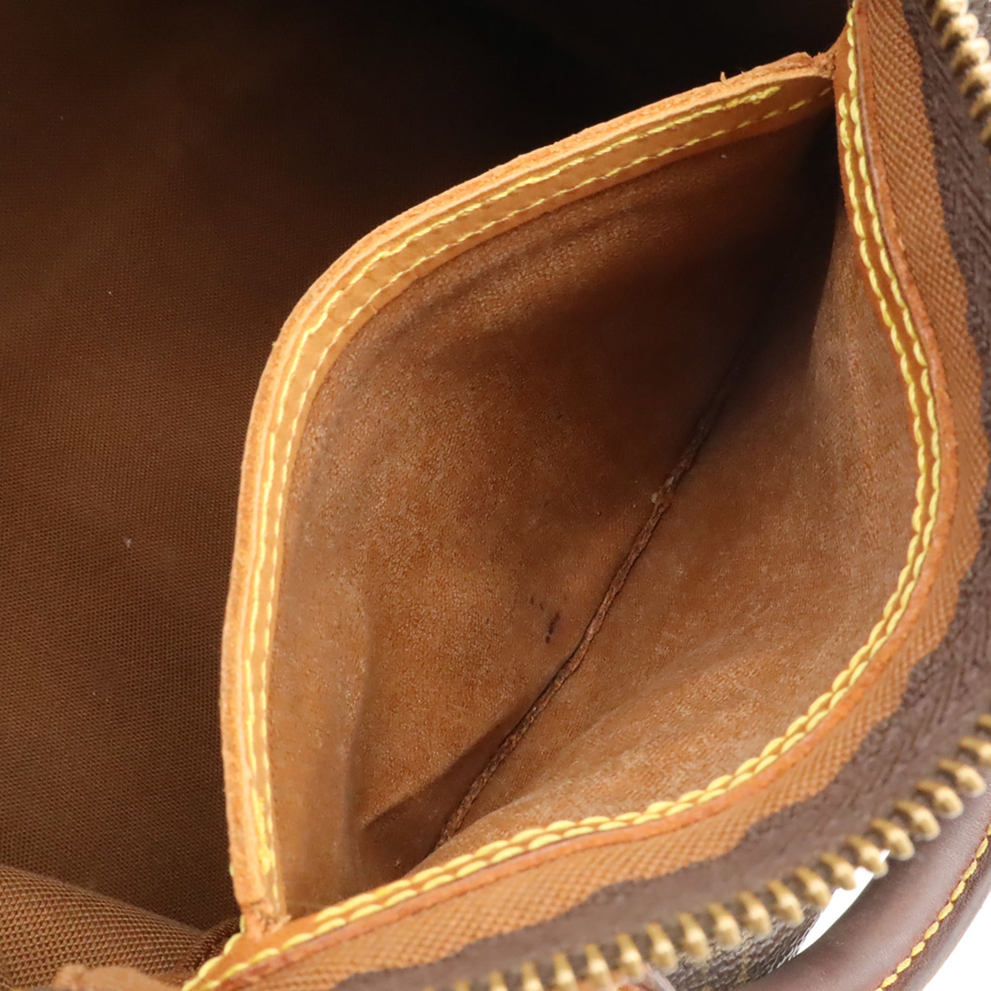Louis Vuitton Brown White Monogram Handbag (Pre-Owned)