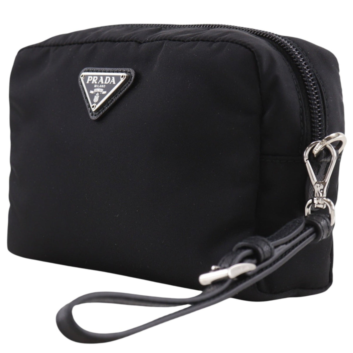 Prada Black Nero Nylon Pouch (Pre-Owned)