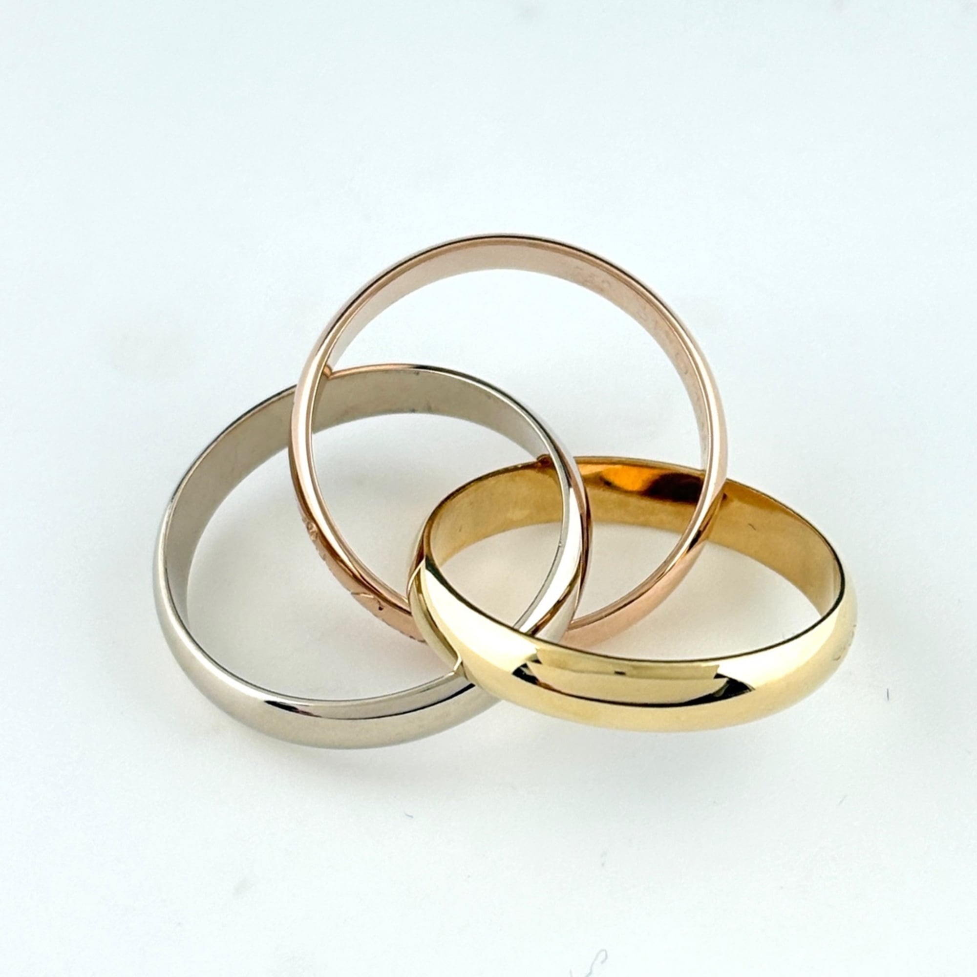 Cartier Yellow Gold (18K) Pink Gold (18K) White Gold (18K) Band Ring (Pre-Owned)